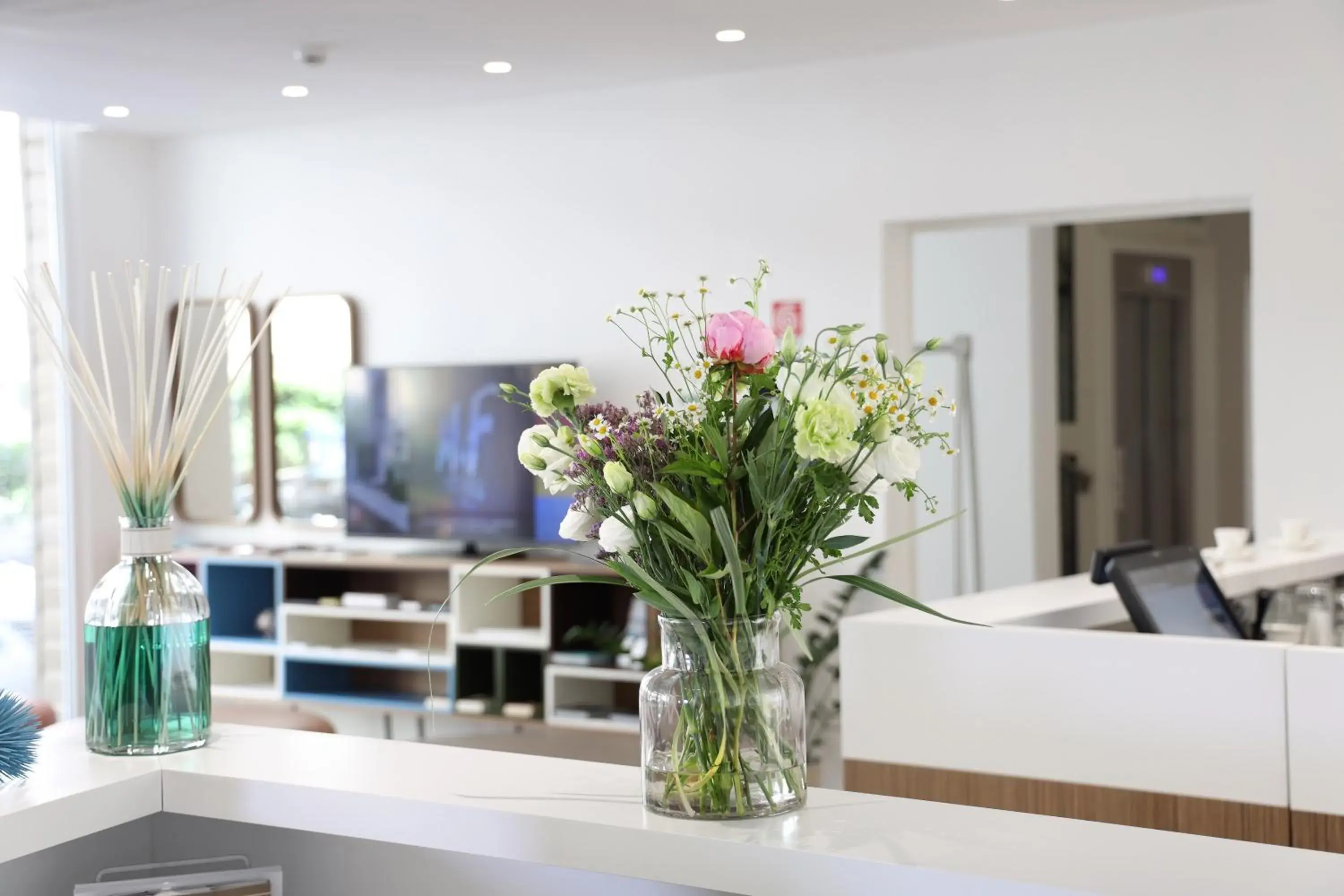 Lobby or reception in M&F Hotel