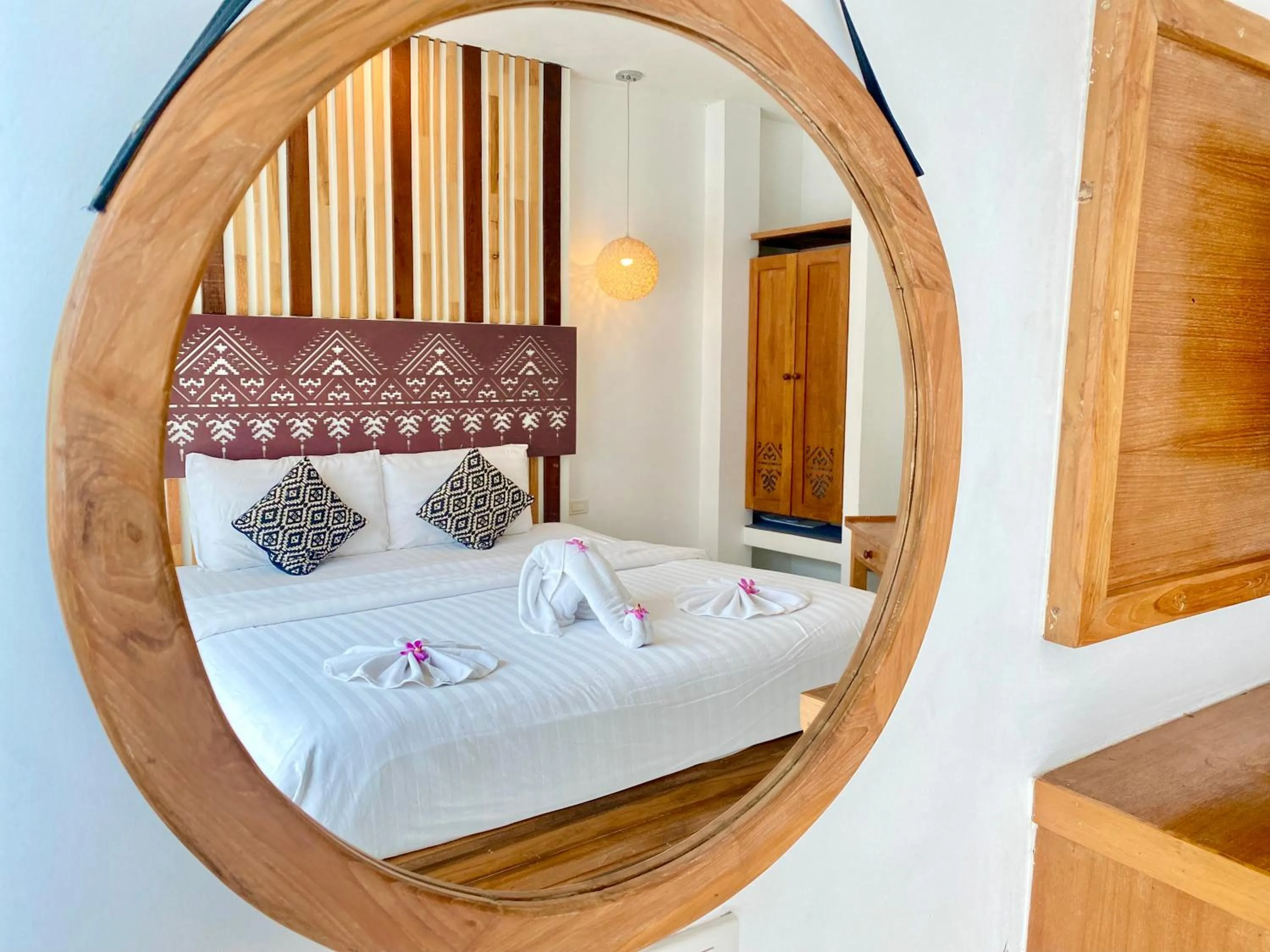 Bed in My Chiangmai Boutique Lodge