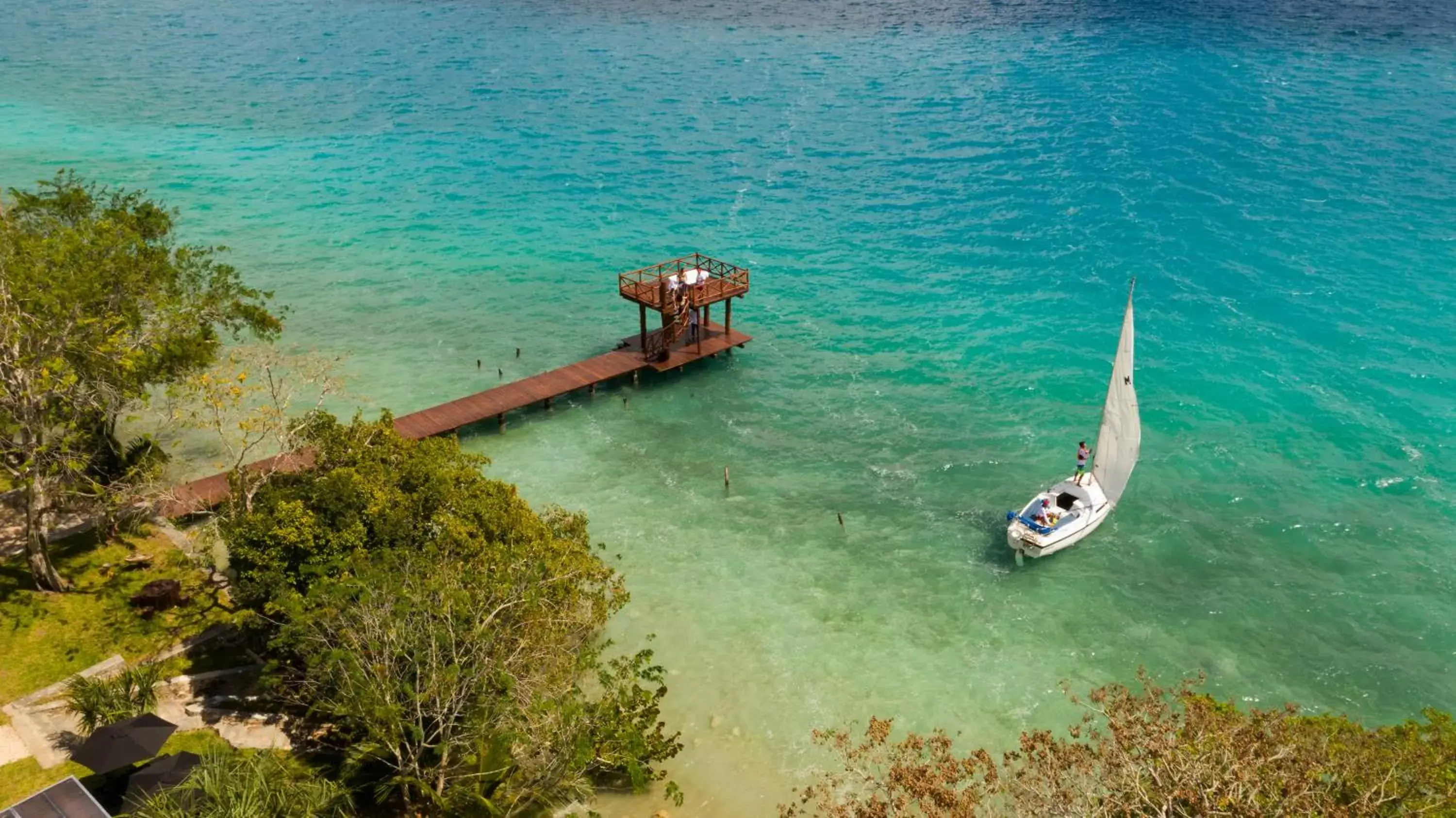 Bird's eye view in Mia Bacalar Luxury Resort & Spa