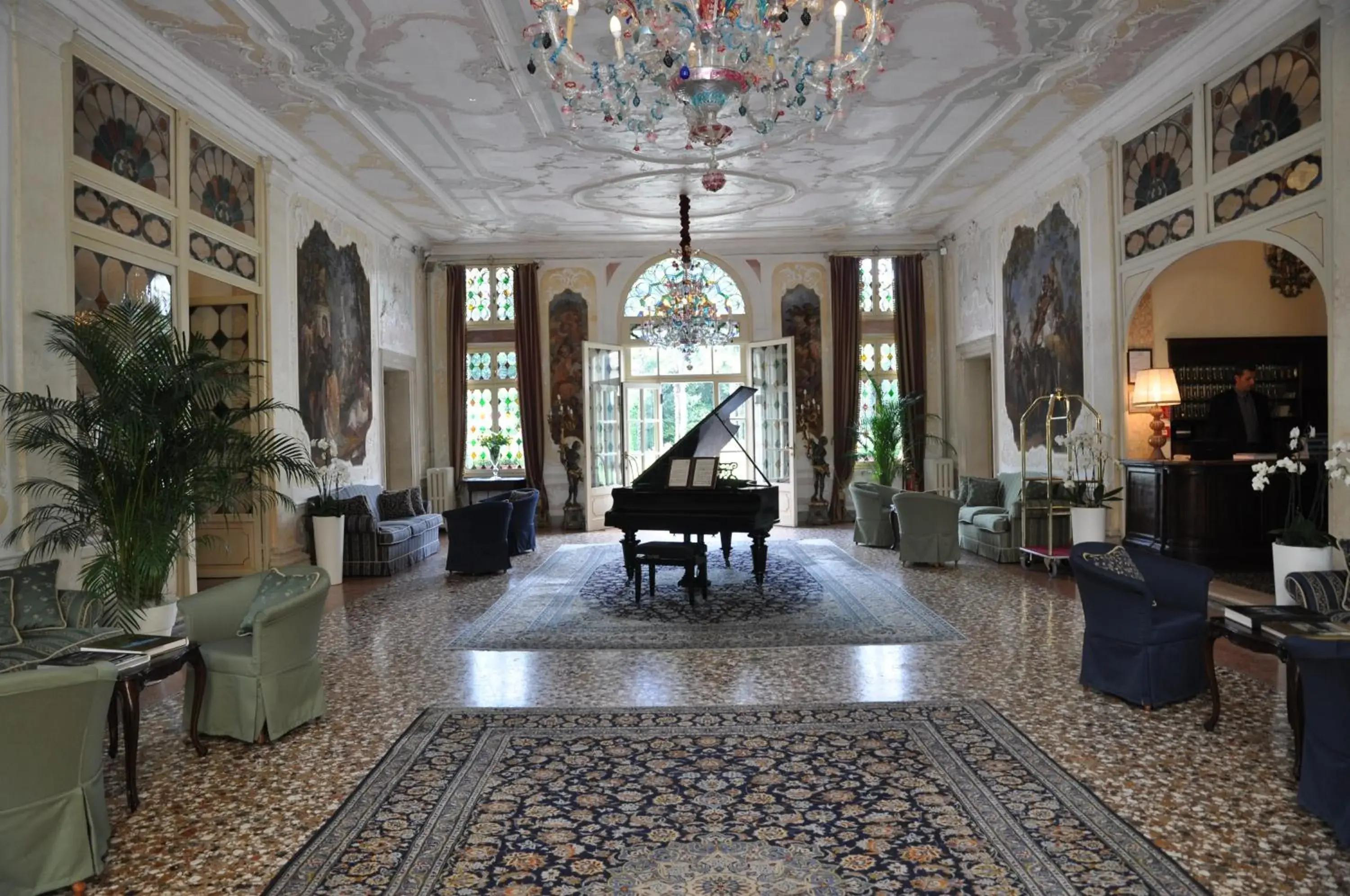 Lobby or reception in Hotel Villa Condulmer Lobby or reception in Hotel Villa Condulmer