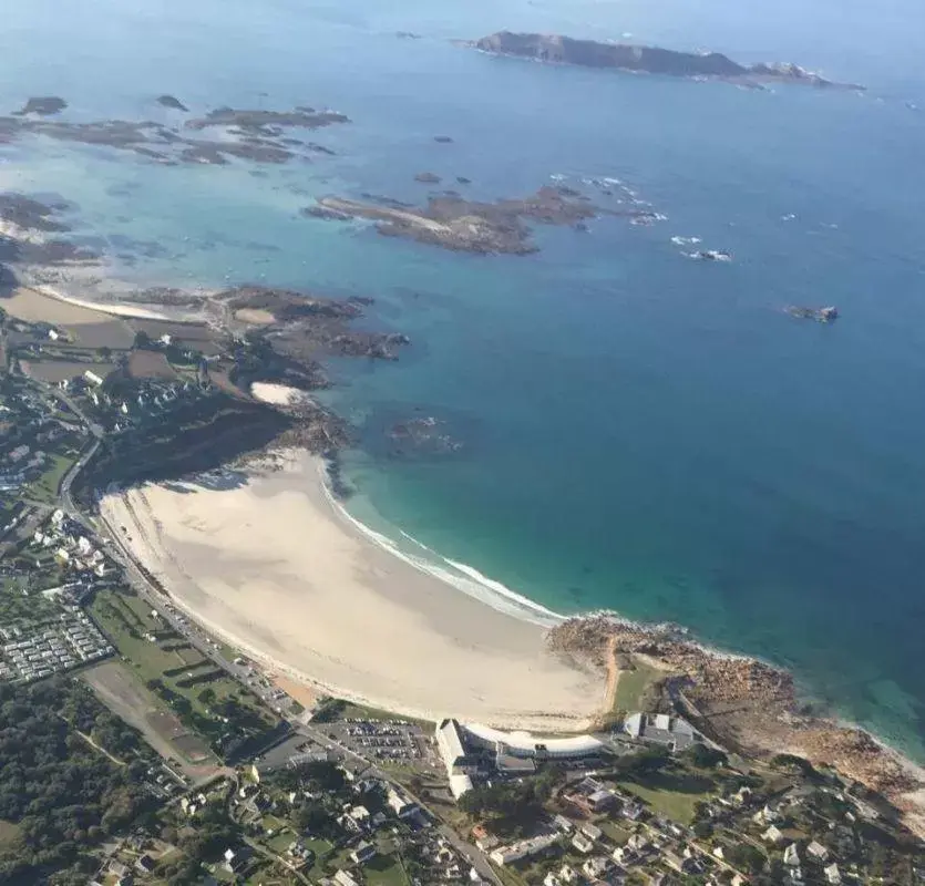 Beach, Bird's-eye View in Les Hortensias - Chambres d'Hôtes