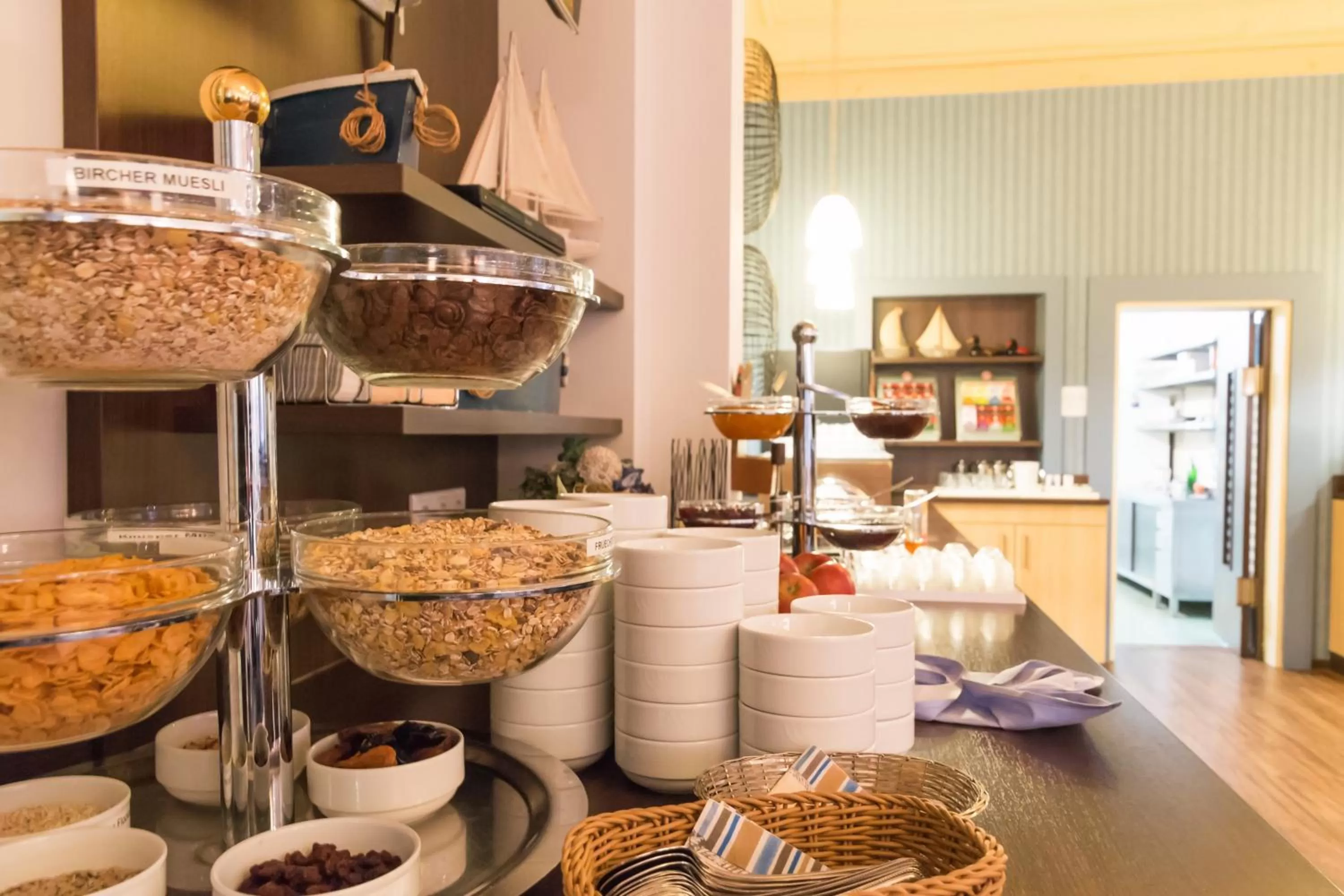 Buffet breakfast in Inselhotel Bruns