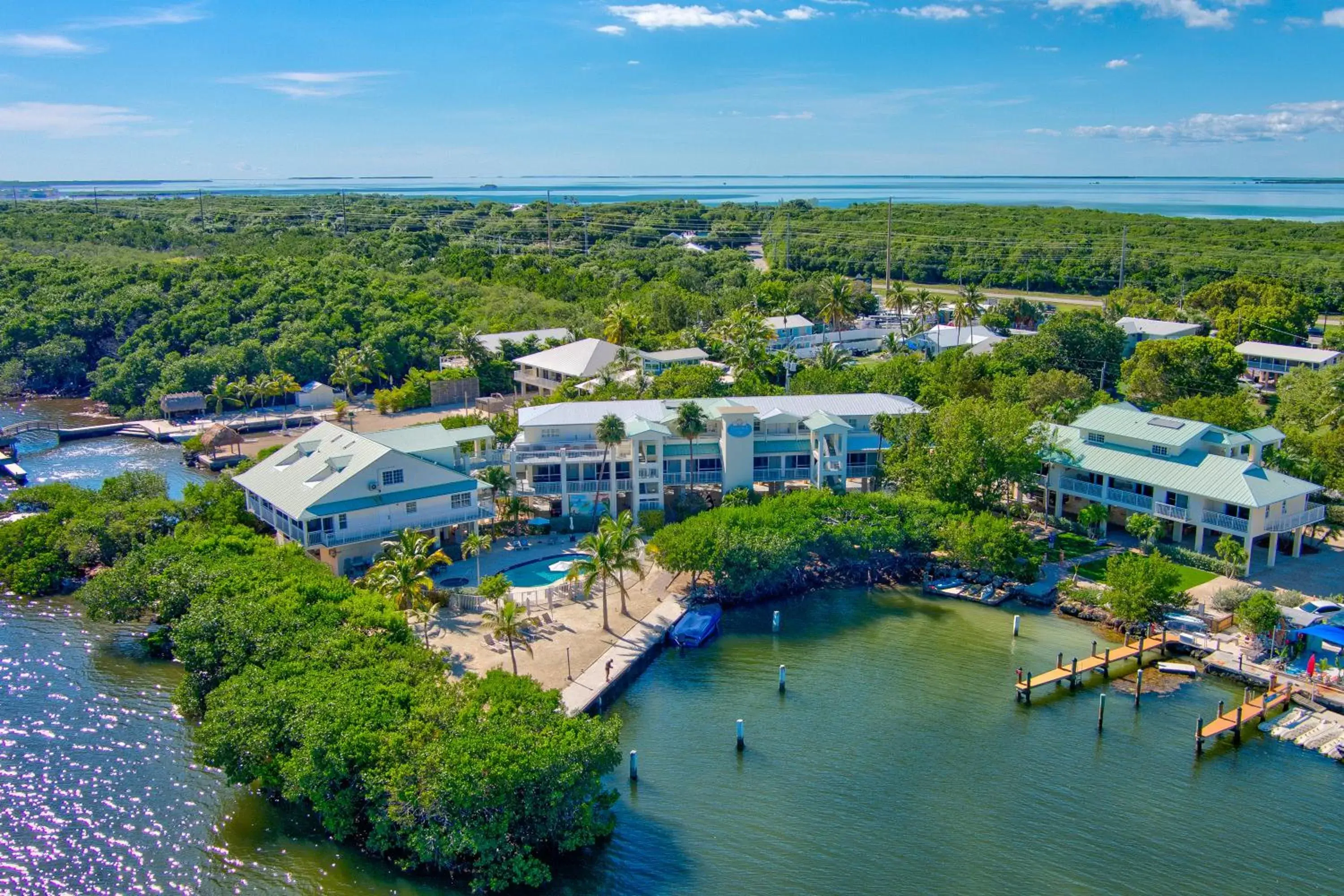 Property building, Bird's-eye View in Dove Creek Resort & Marina, Trademark Collection by Wyndham