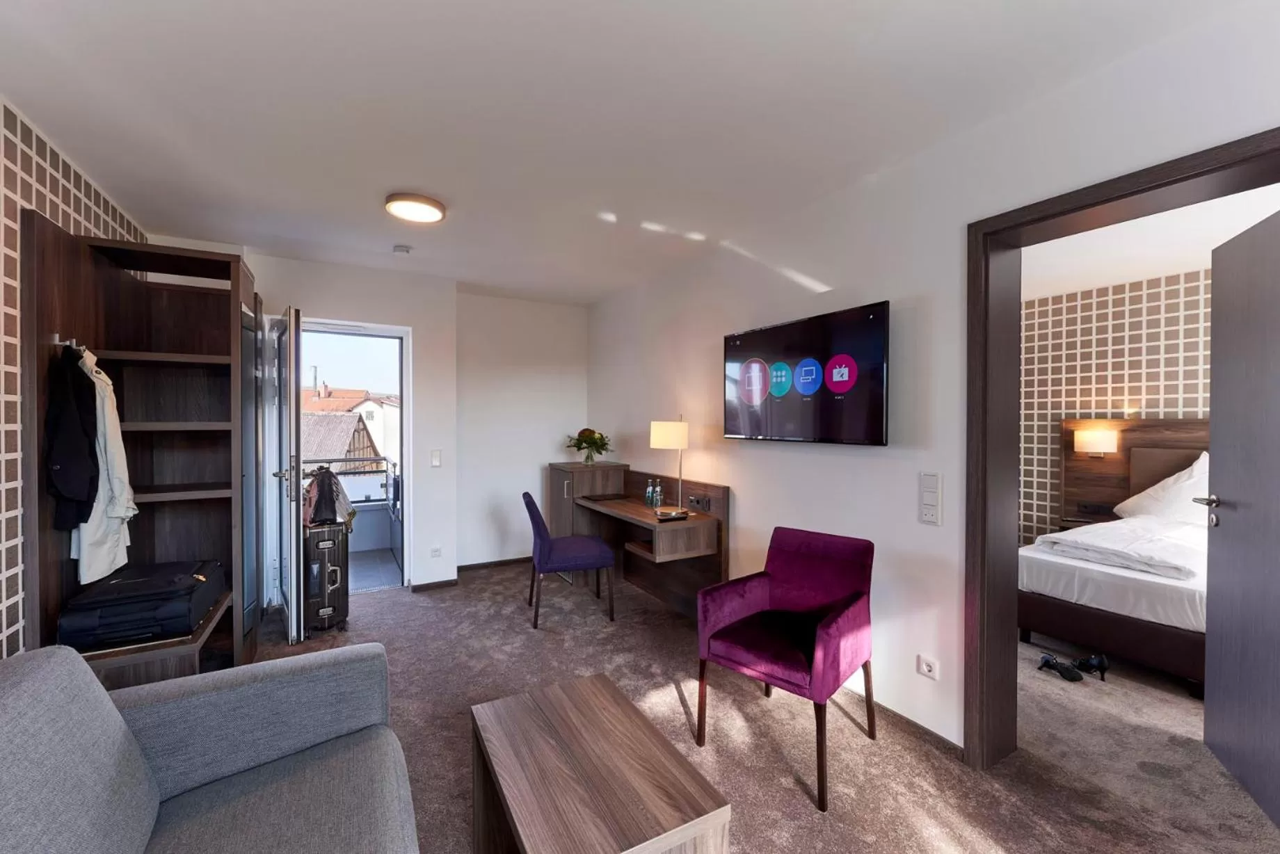 Bed in Hotel Mühlenhof Lollar