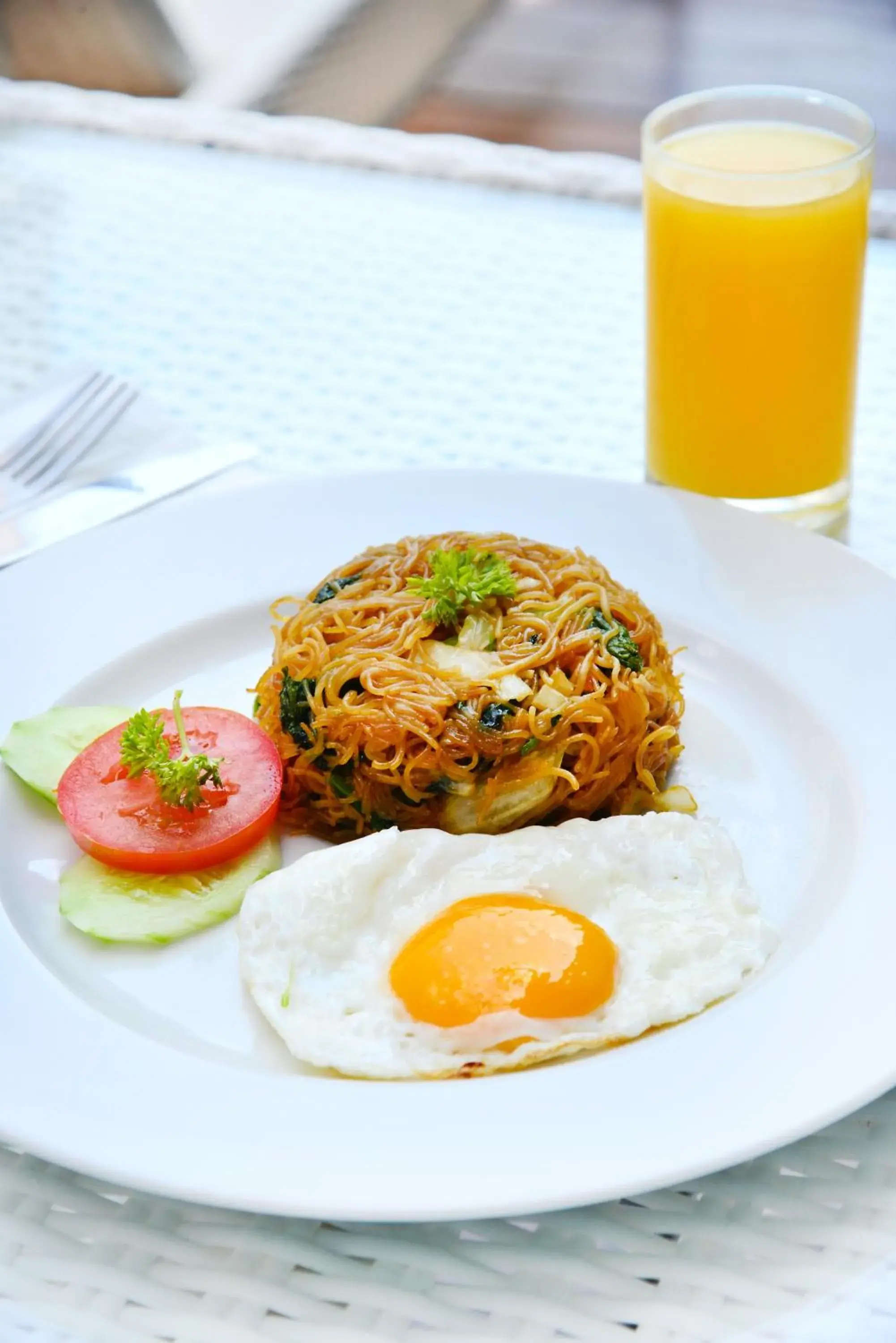 Asian breakfast in Devata Suites and Residence Asian breakfast in Devata Suites and Residence