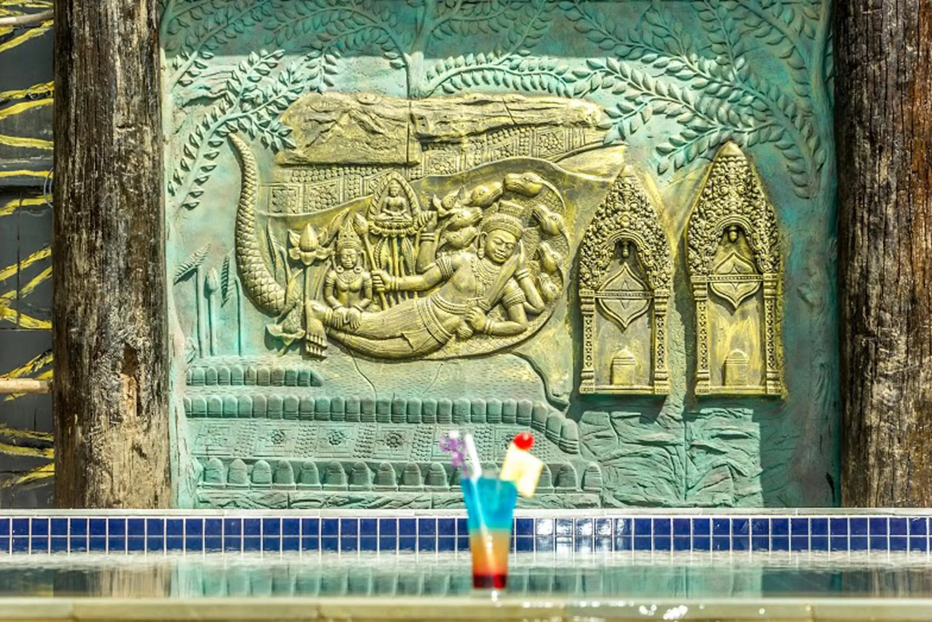 Swimming pool in Java Wooden Villa & Residence Swimming pool in Java Wooden Villa & Residence