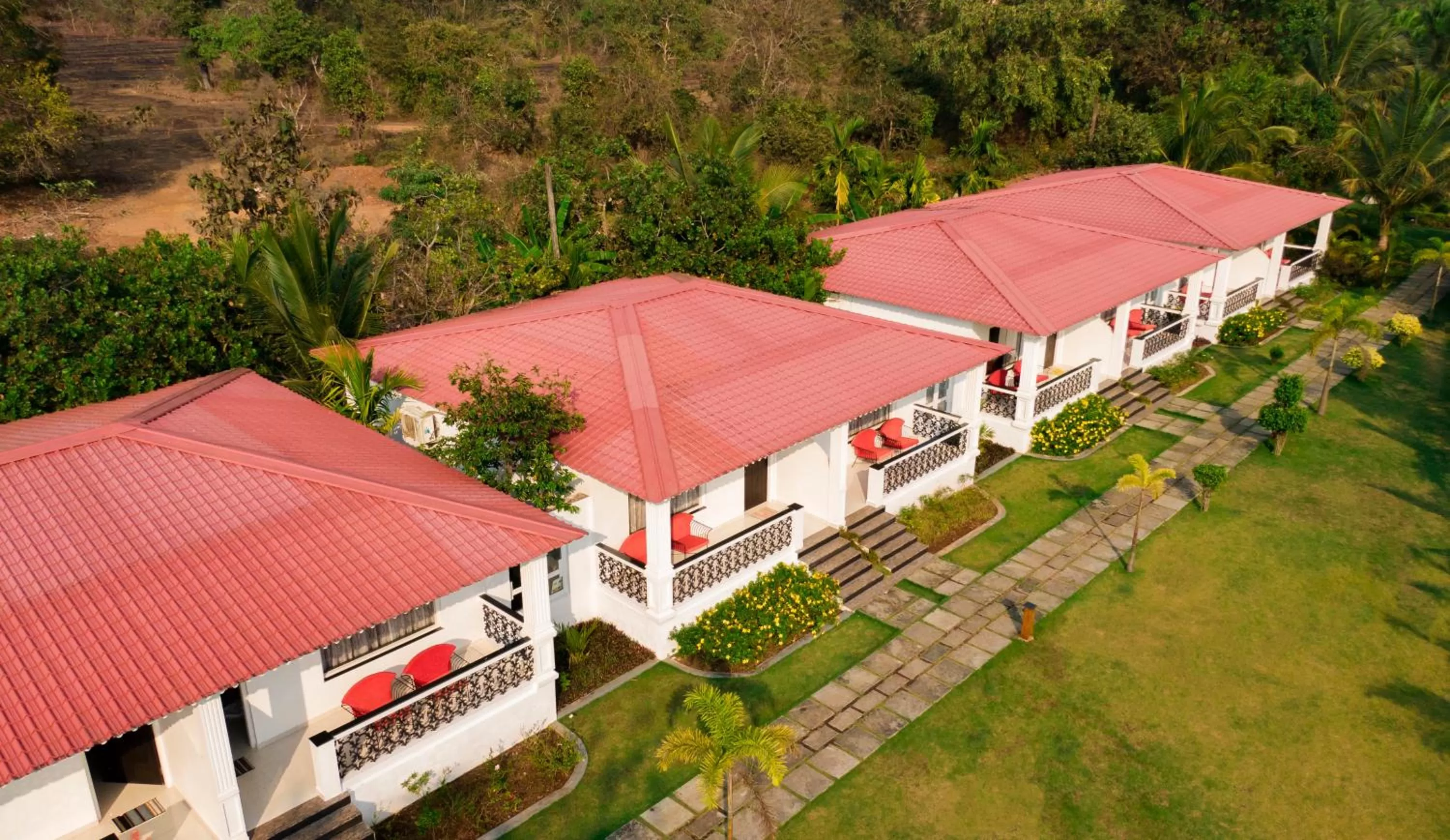Property building in Wild Berry Resort Agonda