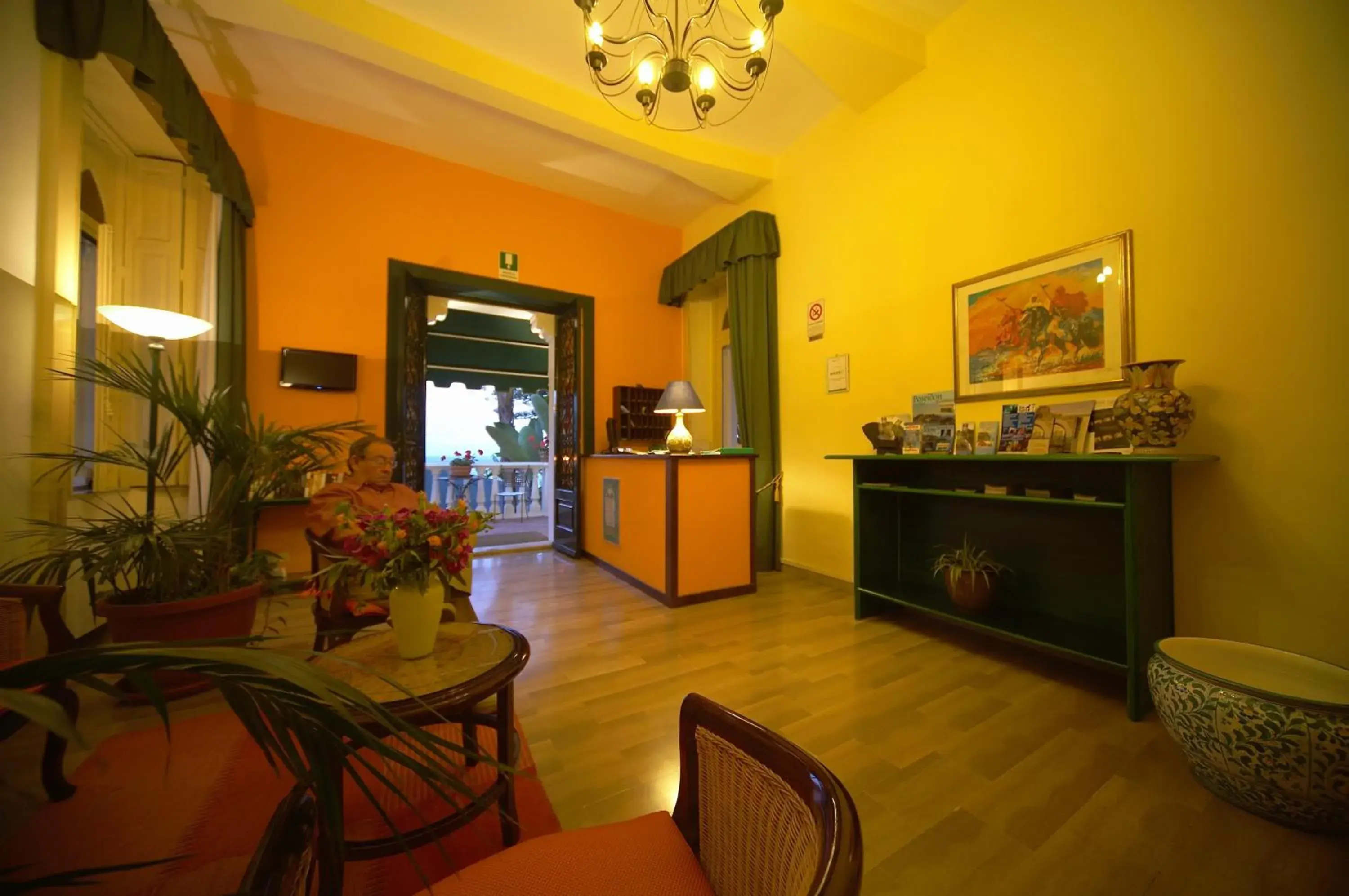 Lobby or reception in Hotel Baia Delle Sirene