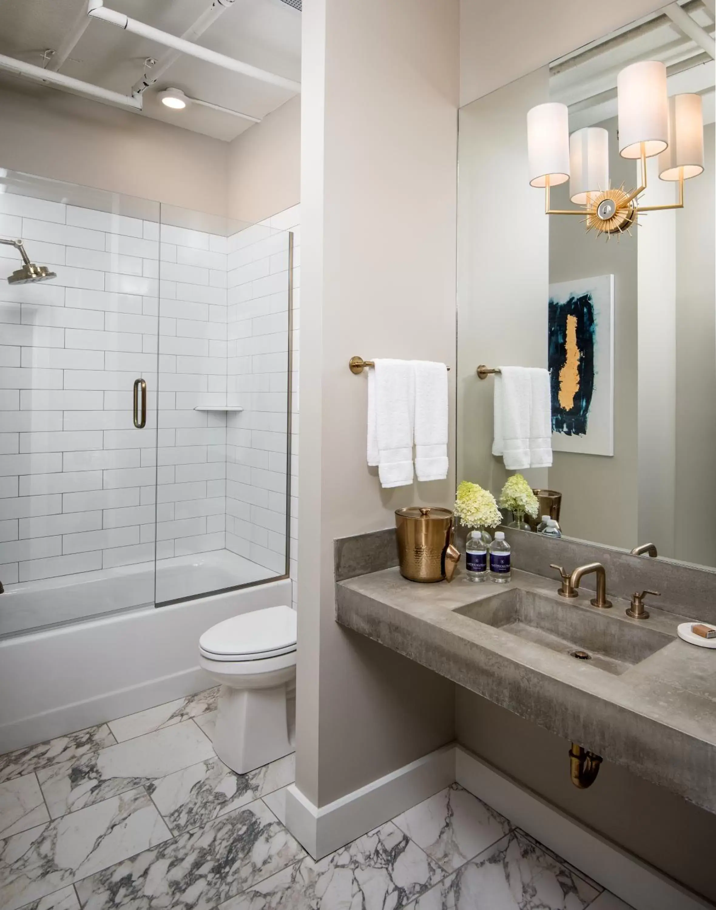 Bathroom in The Stricklin Hotel- Florence