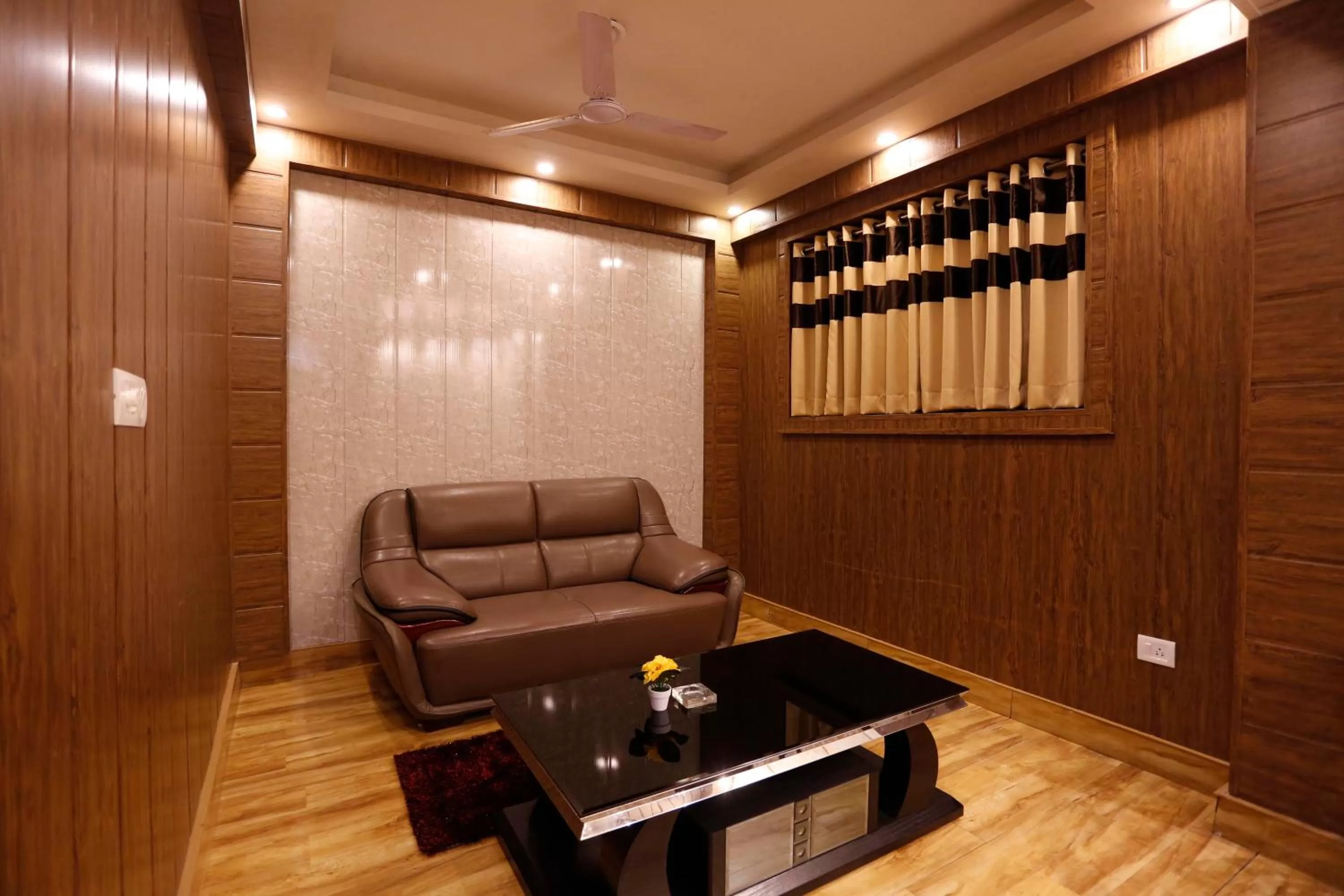 Seating area in Paradise Ganga - A River Side Hotel