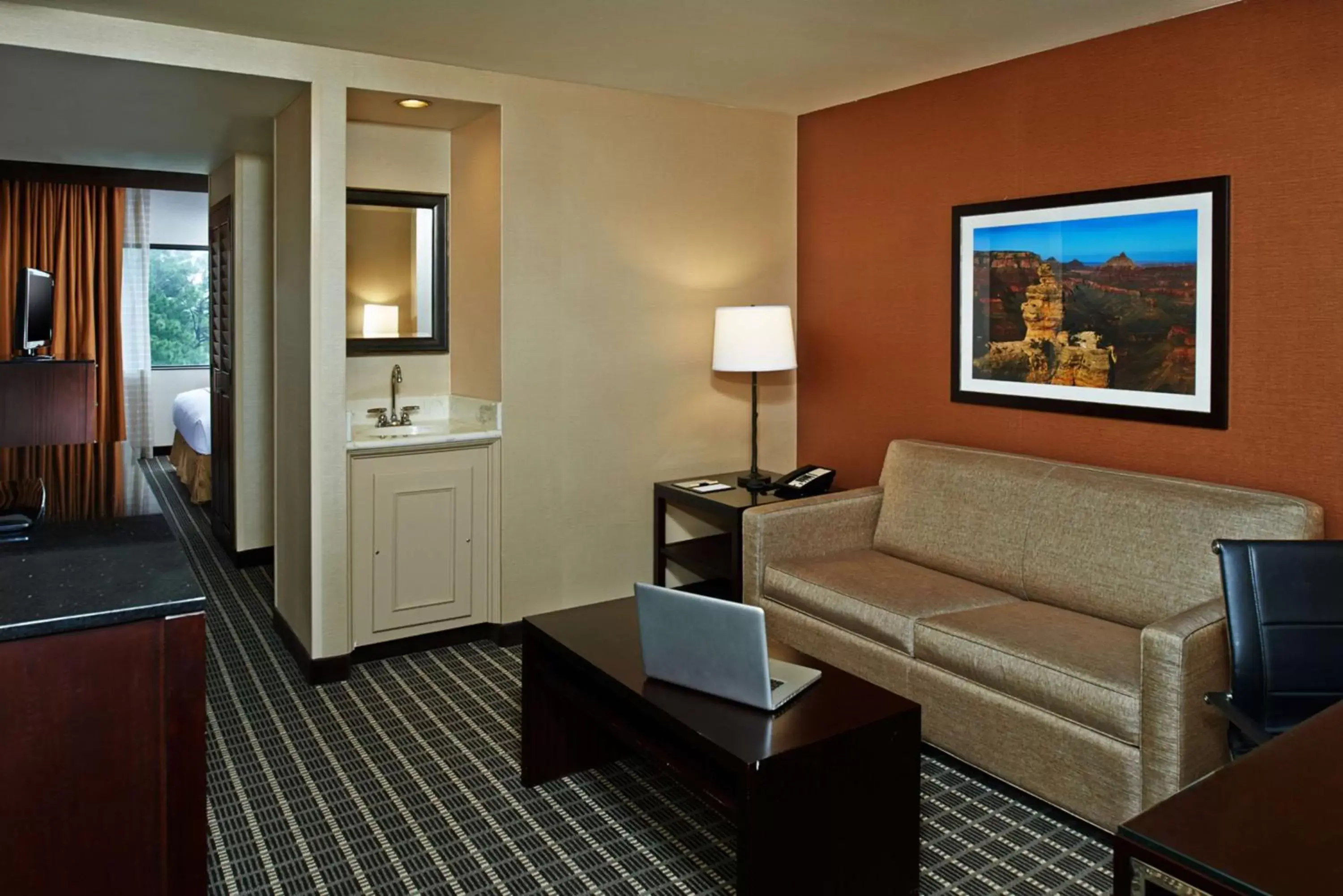 Living room, Seating Area in DoubleTree by Hilton Hotel Flagstaff