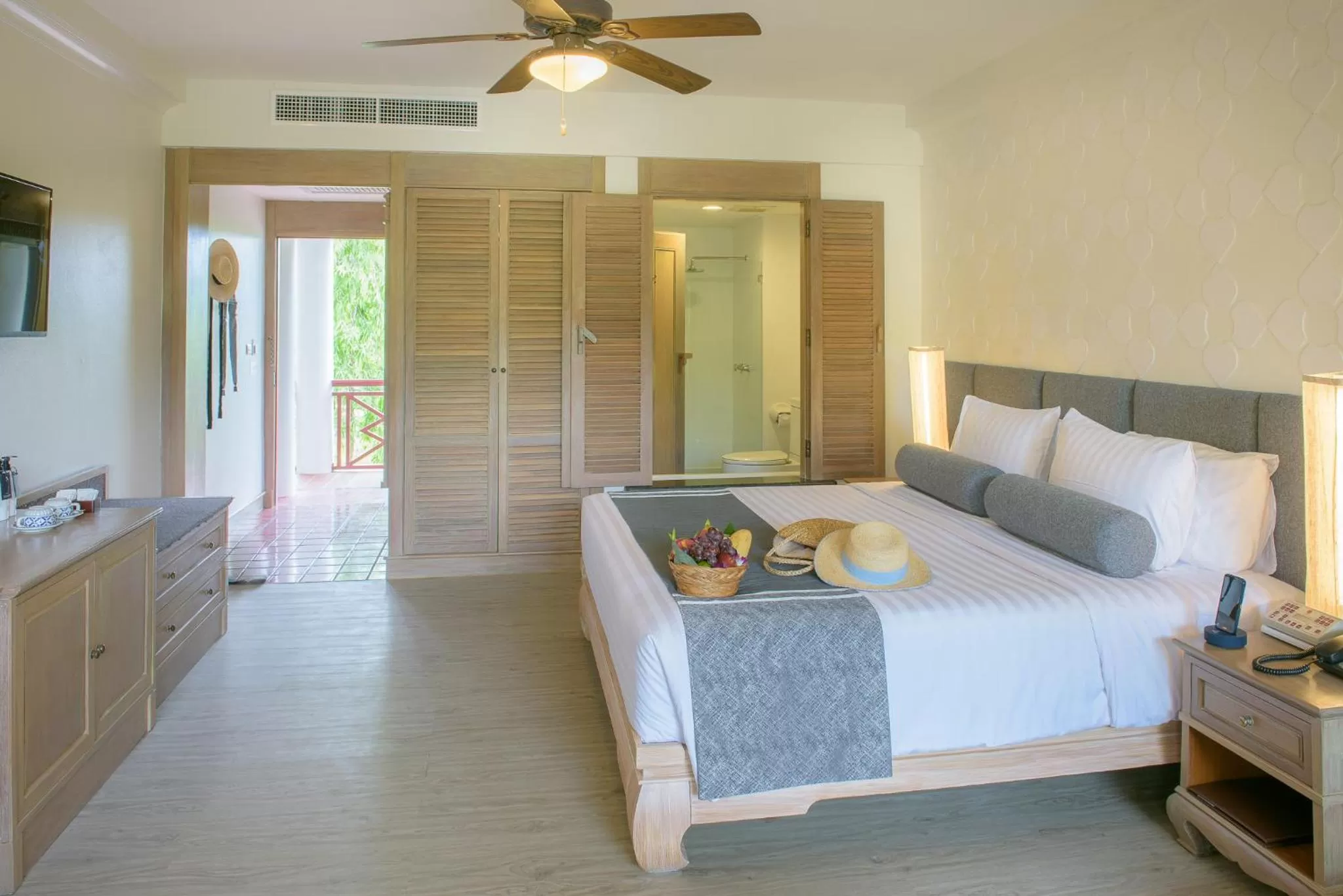 Bedroom, Bed in Chada Thai Village