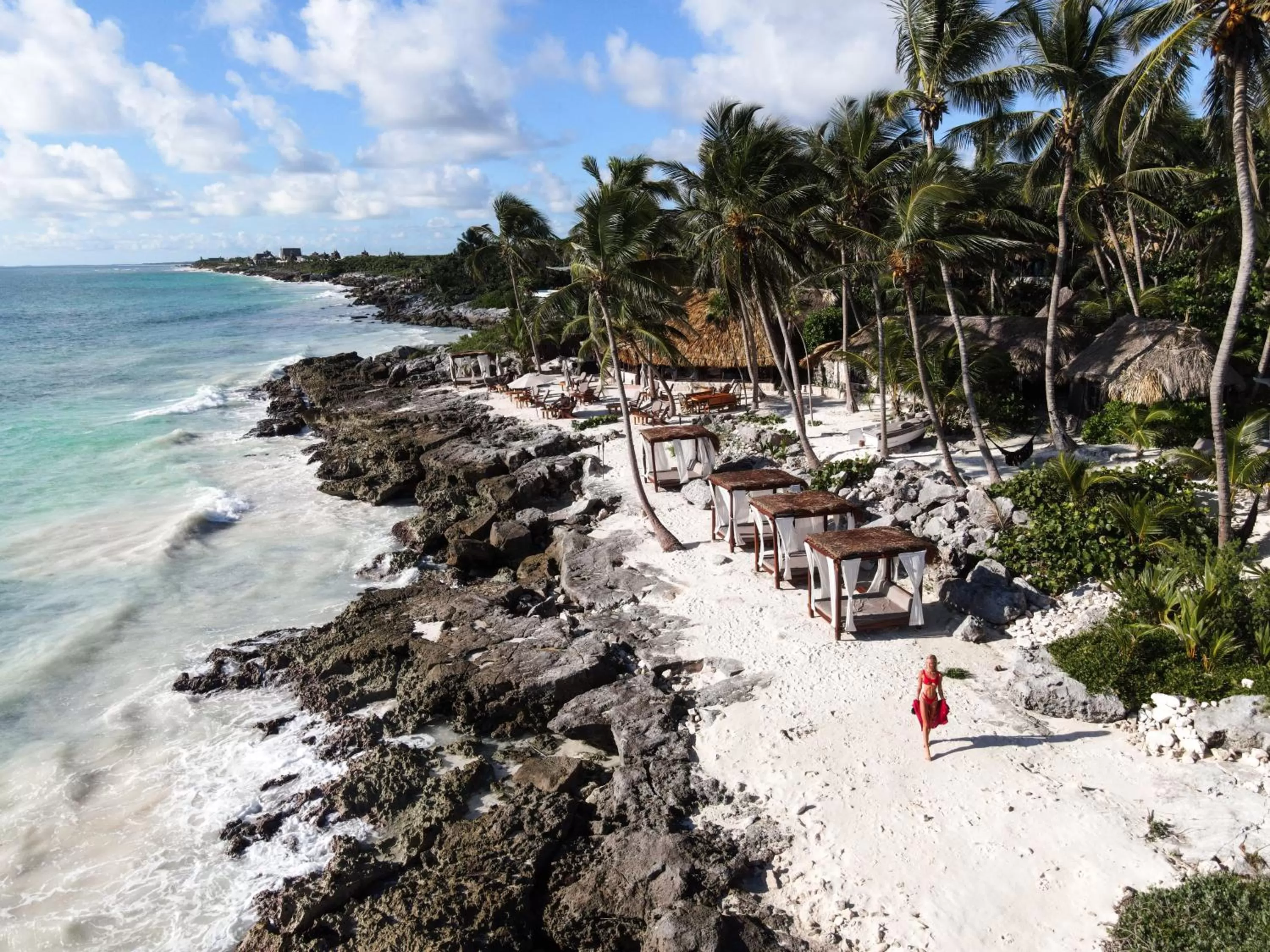 Beach in Diamante K - Inside Tulum National Park