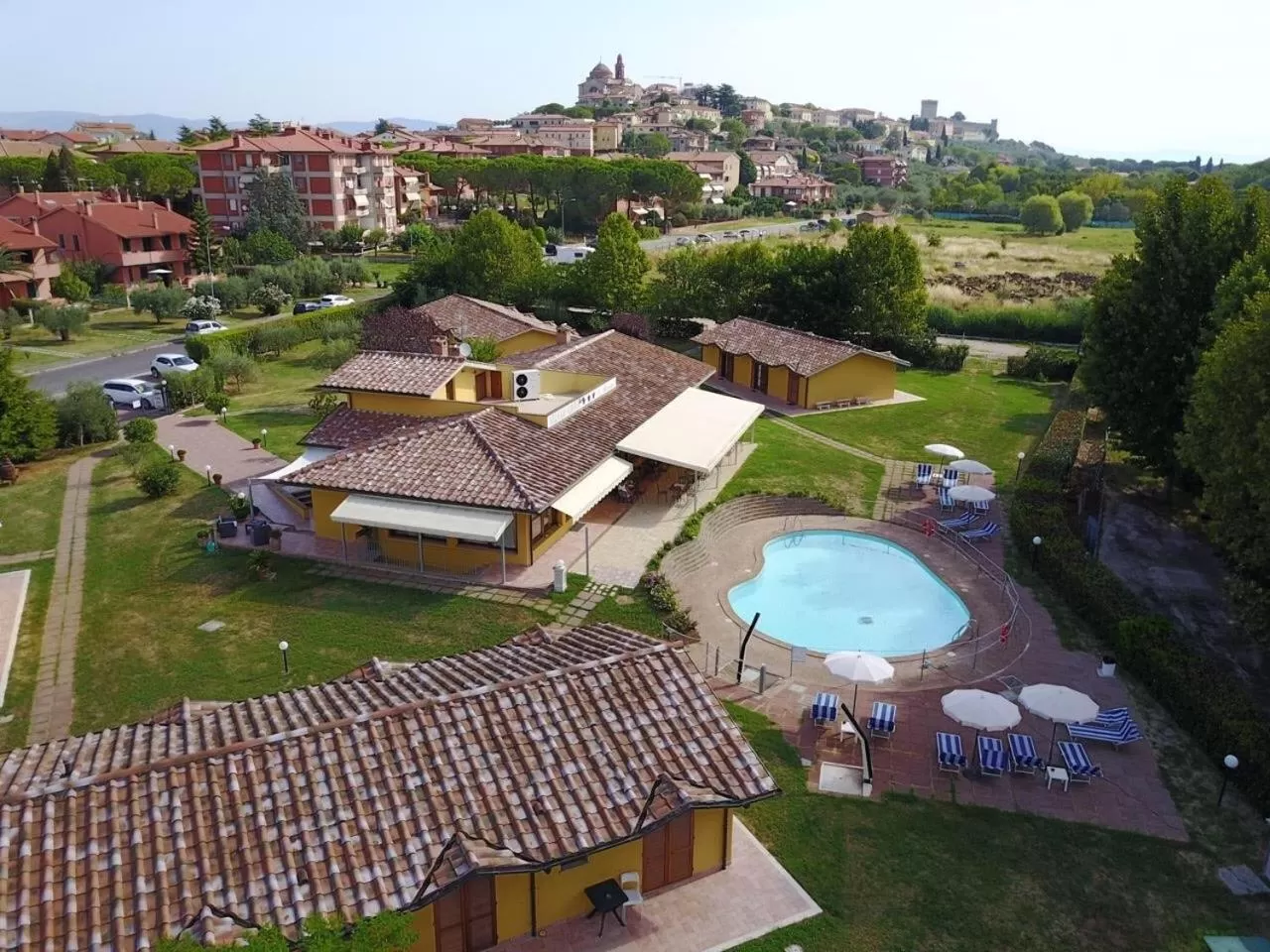 Bird's eye view in Le Macerine