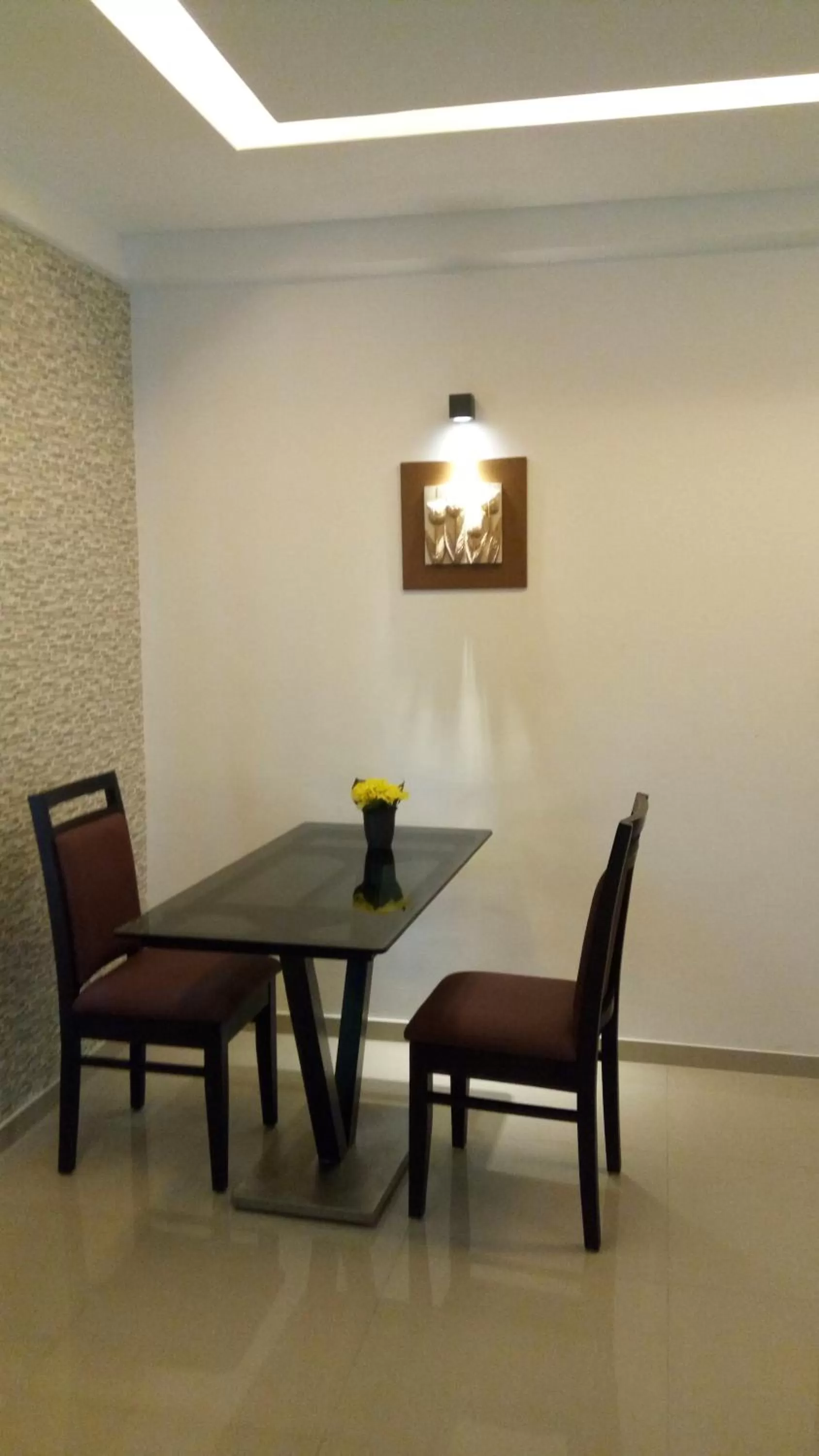 Dining area in Nalanda Inn