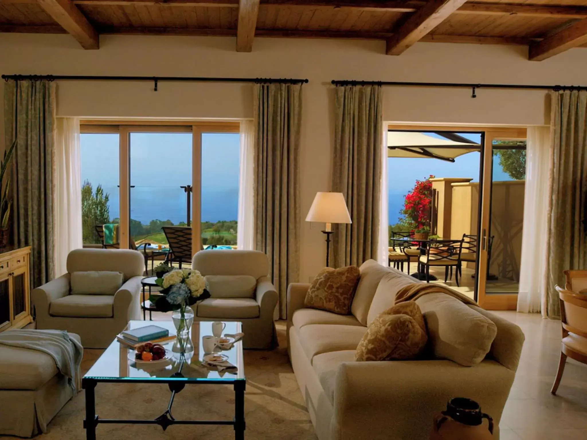 Living room, Seating Area in Resort at Pelican Hill