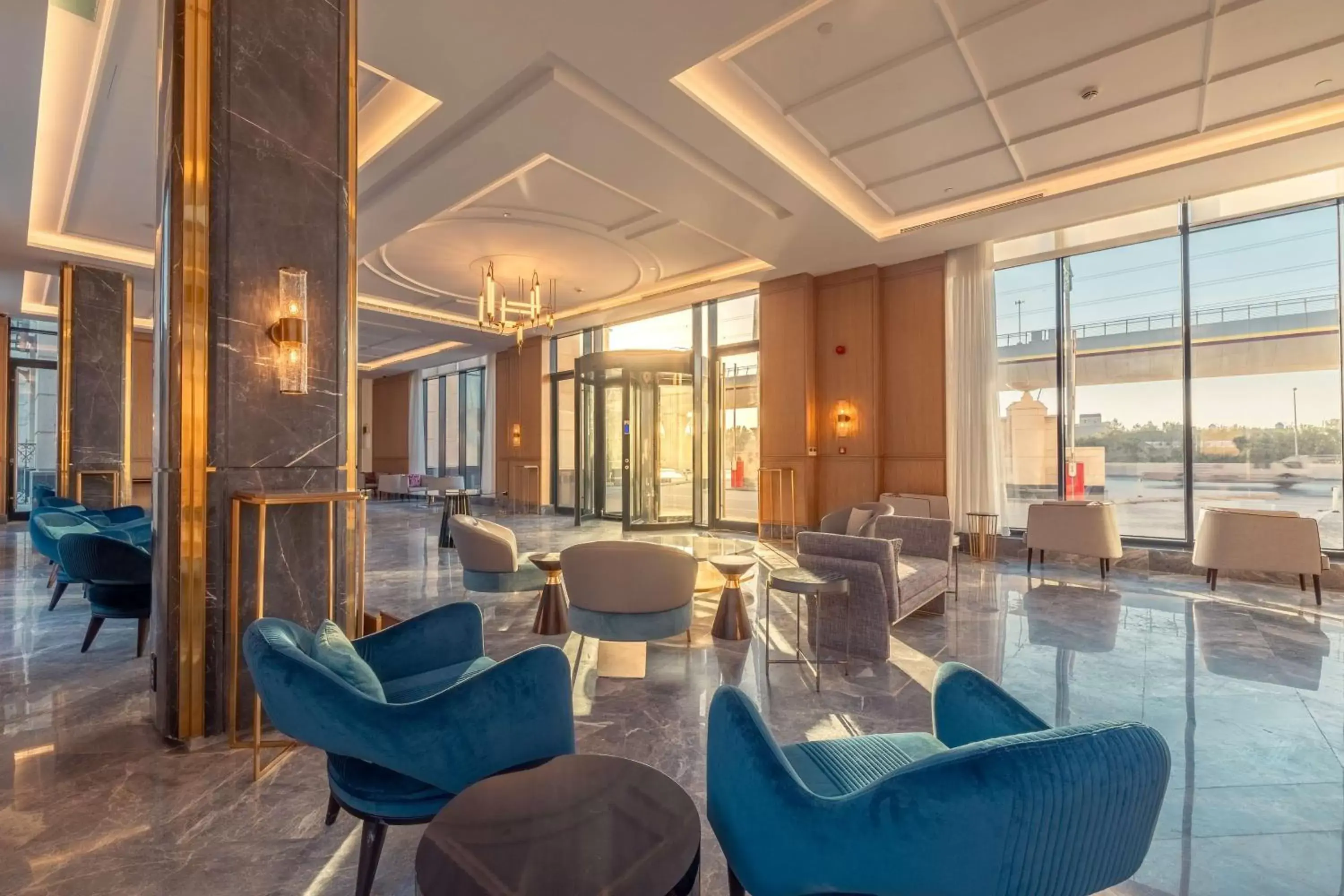 Lobby or reception in Mansard Riyadh, a Radisson Collection Hotel