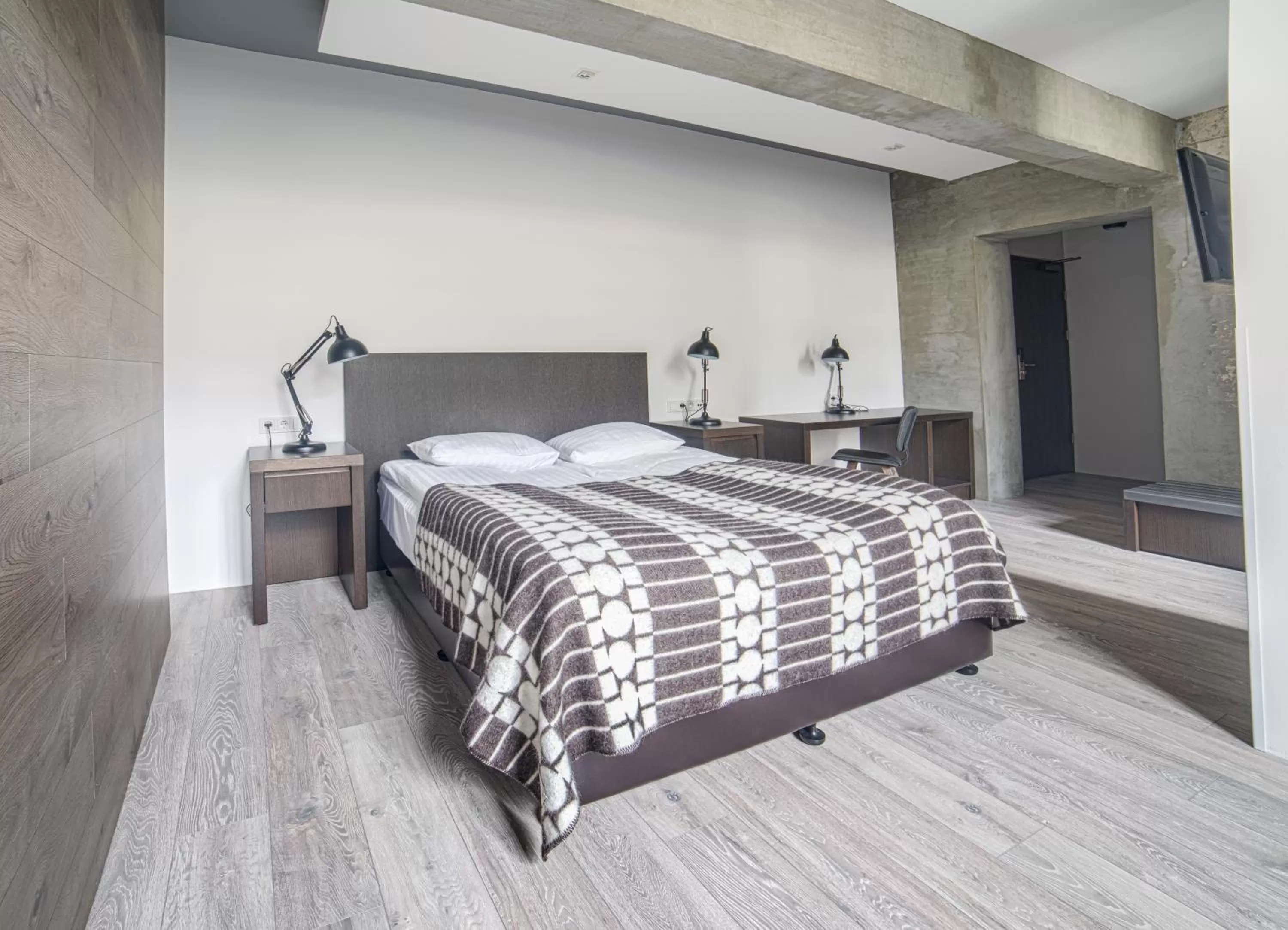 Bedroom, Bed in Fosshotel Rauðará