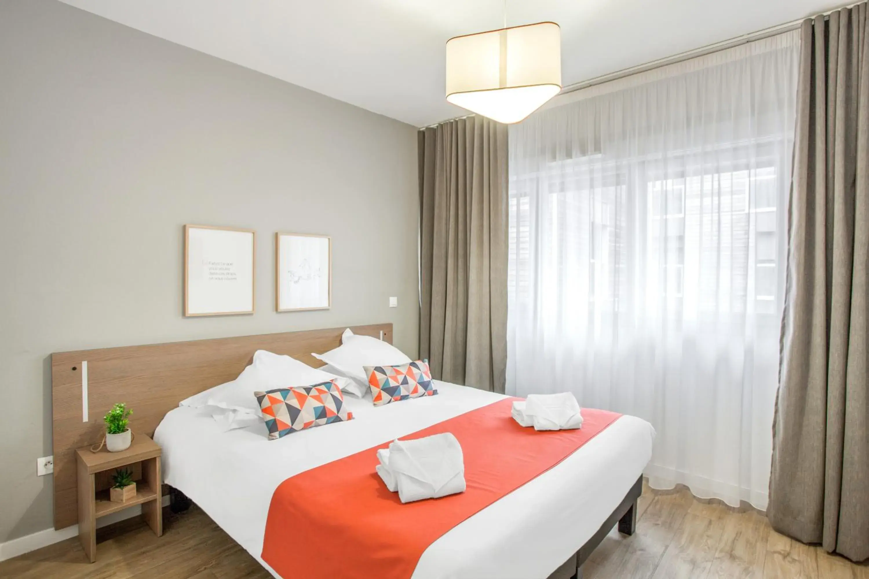 Bedroom, Bed in Appart'City Annemasse Centre