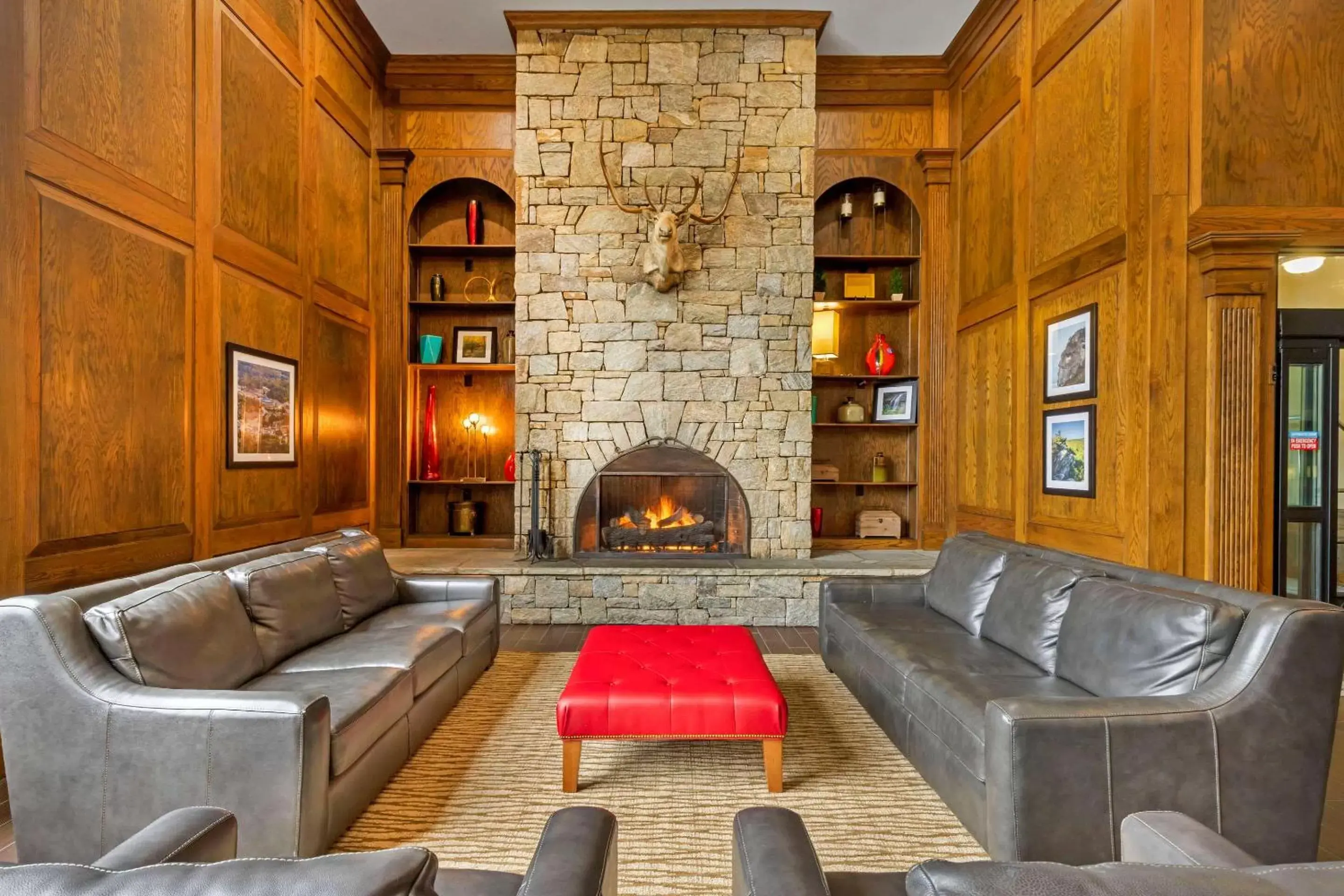 Lobby or reception, Seating Area in Comfort Suites Boone - University Area