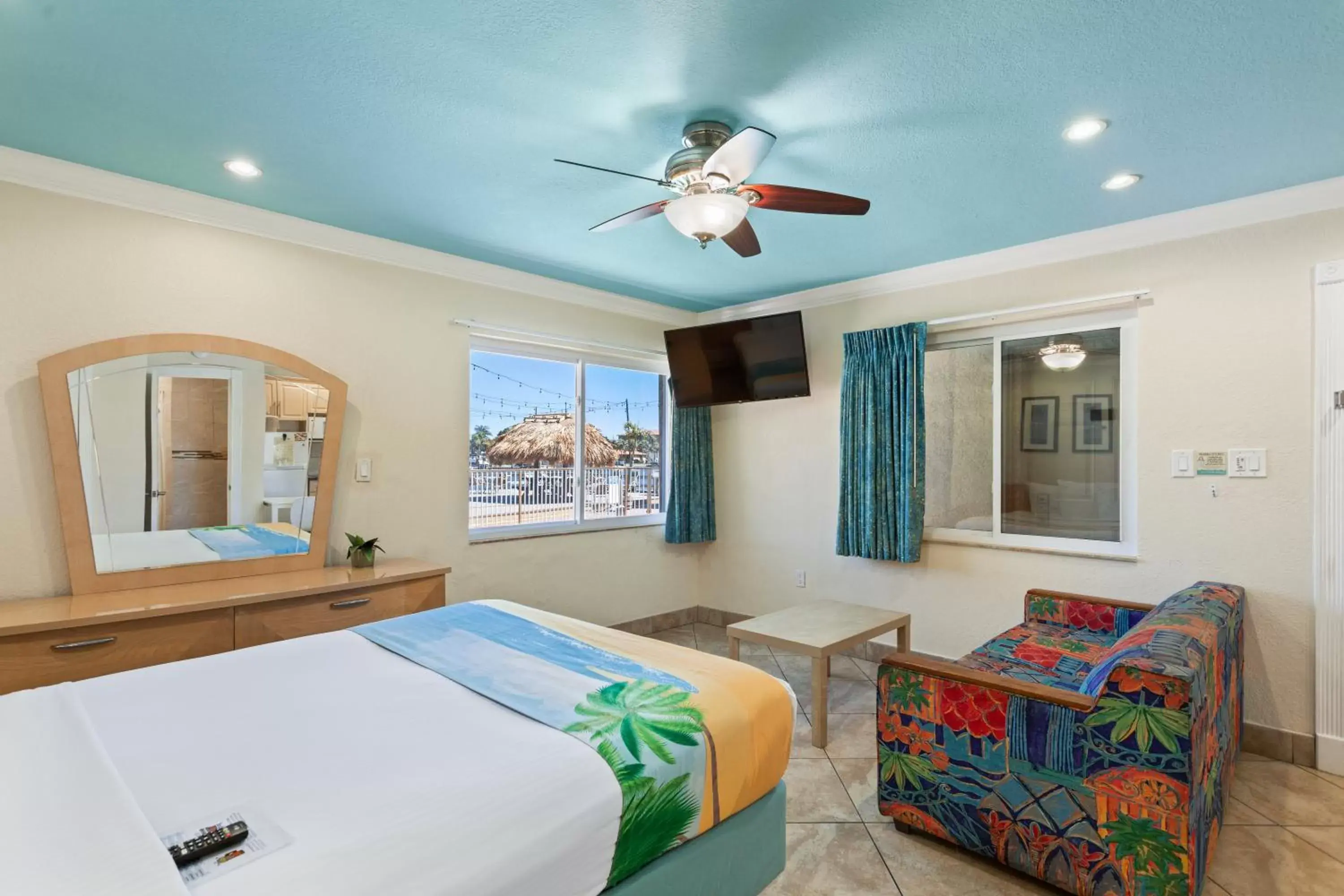 Bed in Bay Palms Waterfront Resort - Hotel and Marina