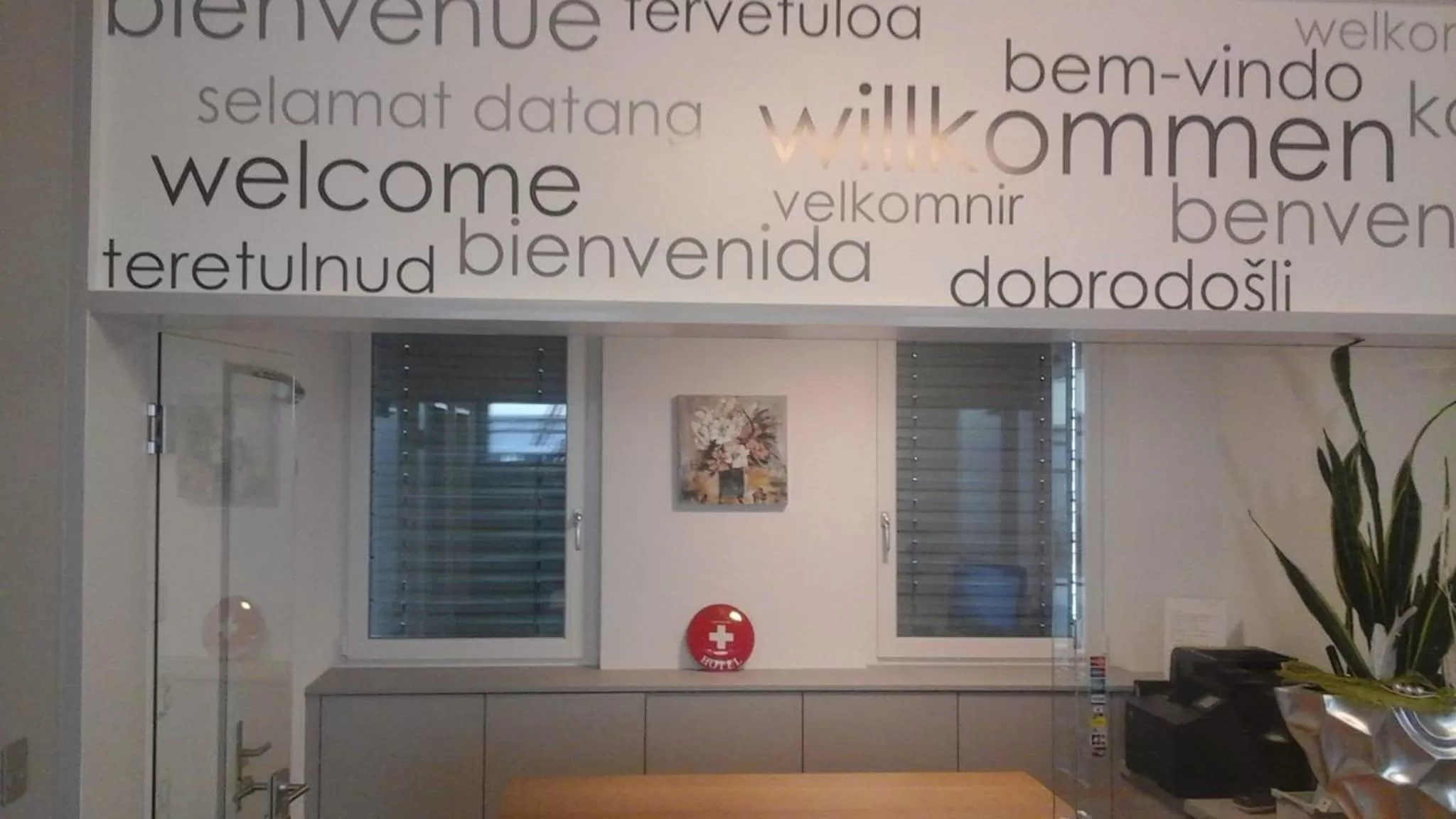 Lobby or reception in Hotel Flawil