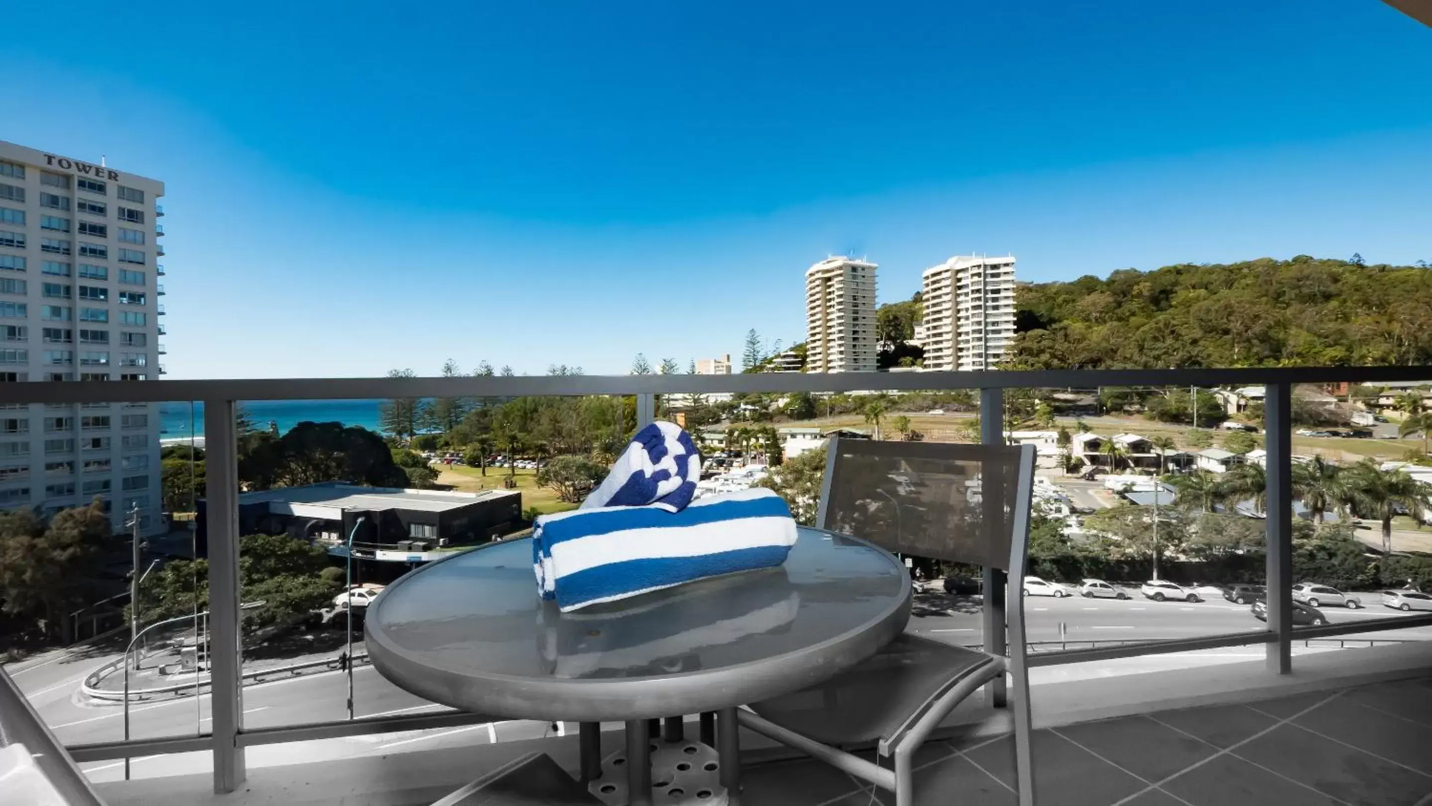 Balcony/Terrace, Pool View in Swell Resort