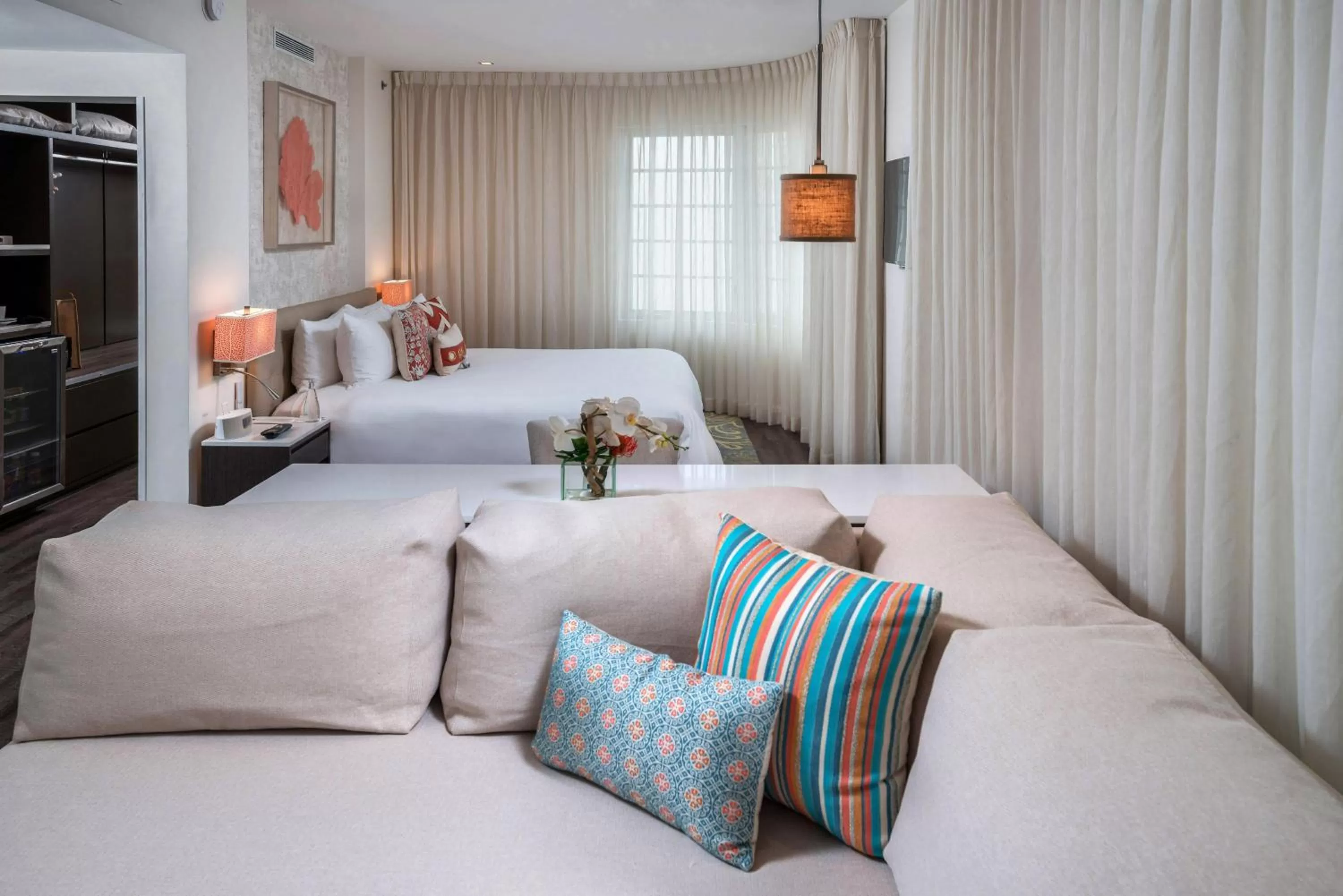 Bed in The Marlin Hotel