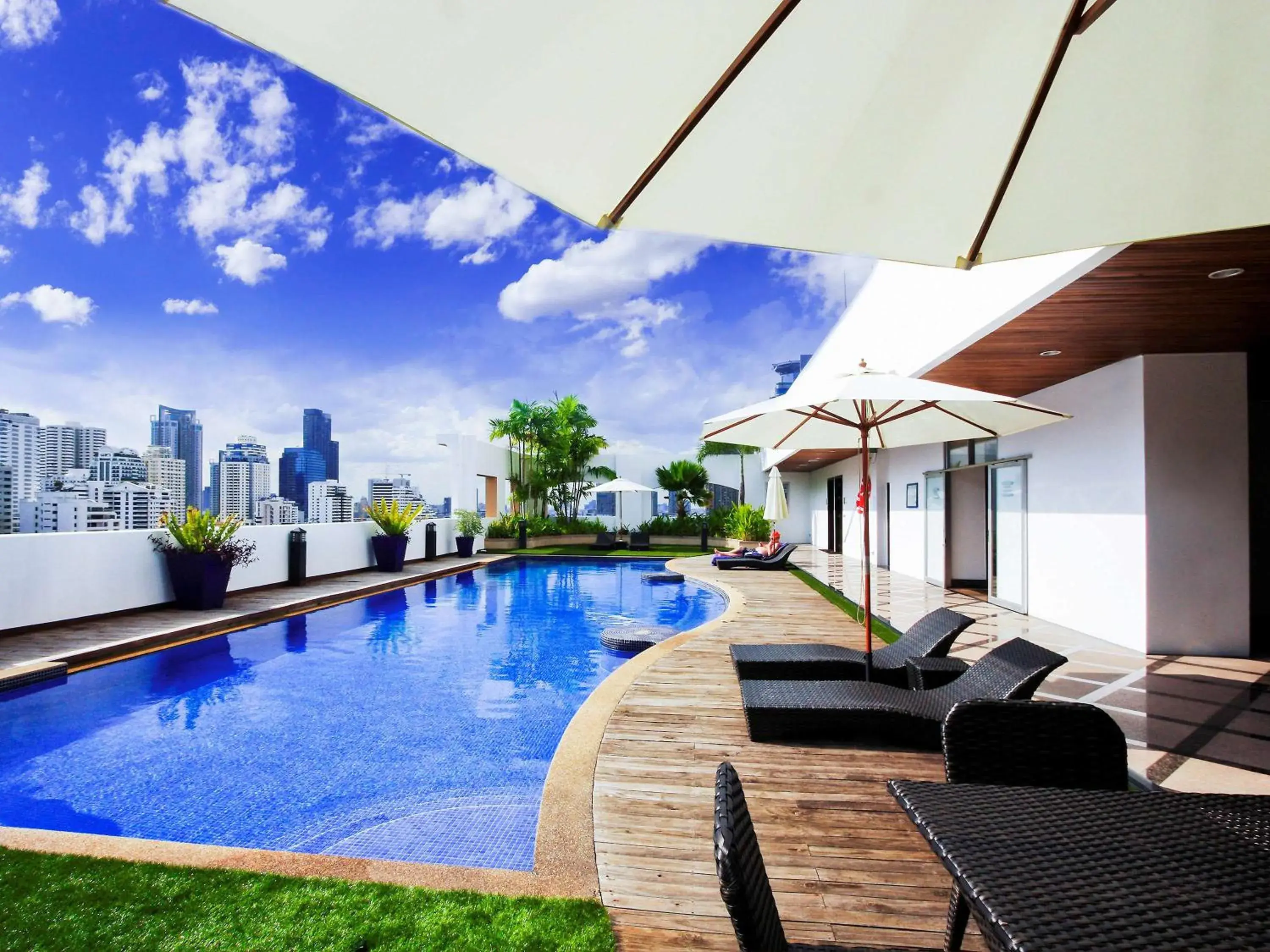 On site, Swimming Pool in Grand Mercure Bangkok Asoke Residence