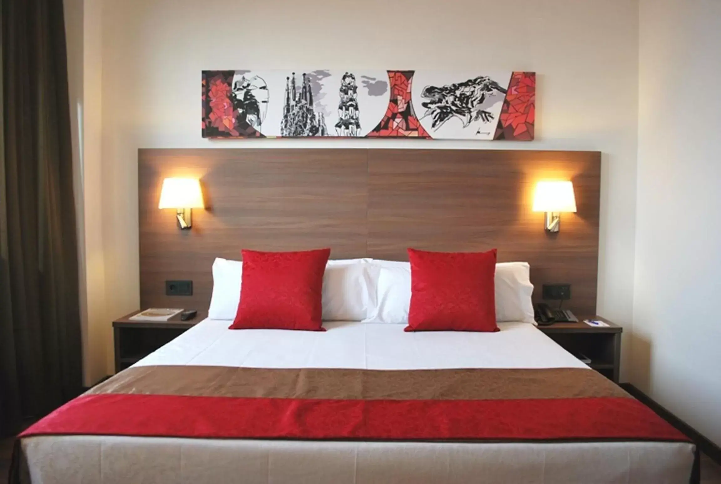 Bedroom, Bed in Hotel Best 4 Barcelona