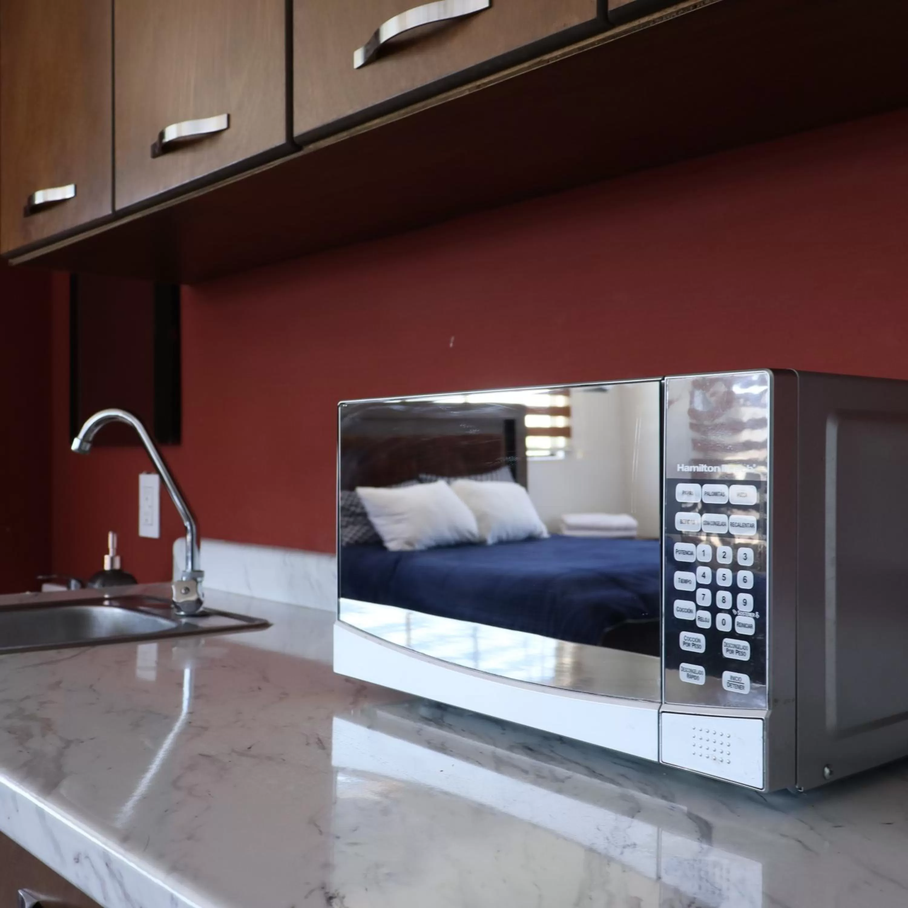 Bed in Departamentos Bonsai