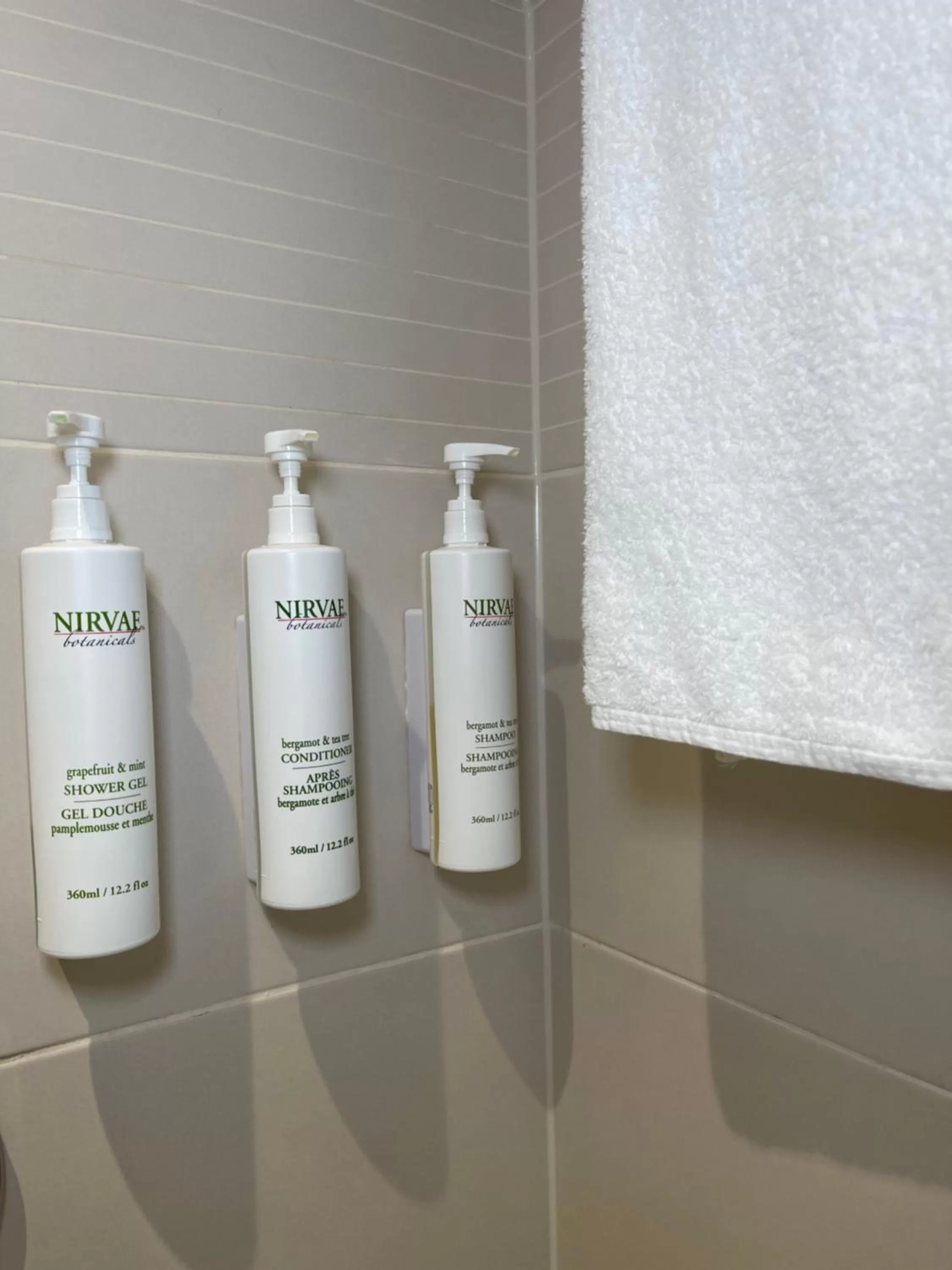 Shower in Courtyard by Marriott London Heathrow Airport