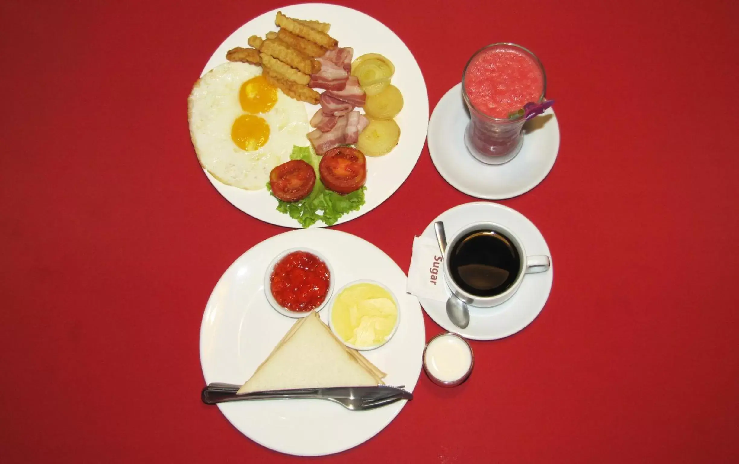 American breakfast, Breakfast in Blossoming Romduol Boutique