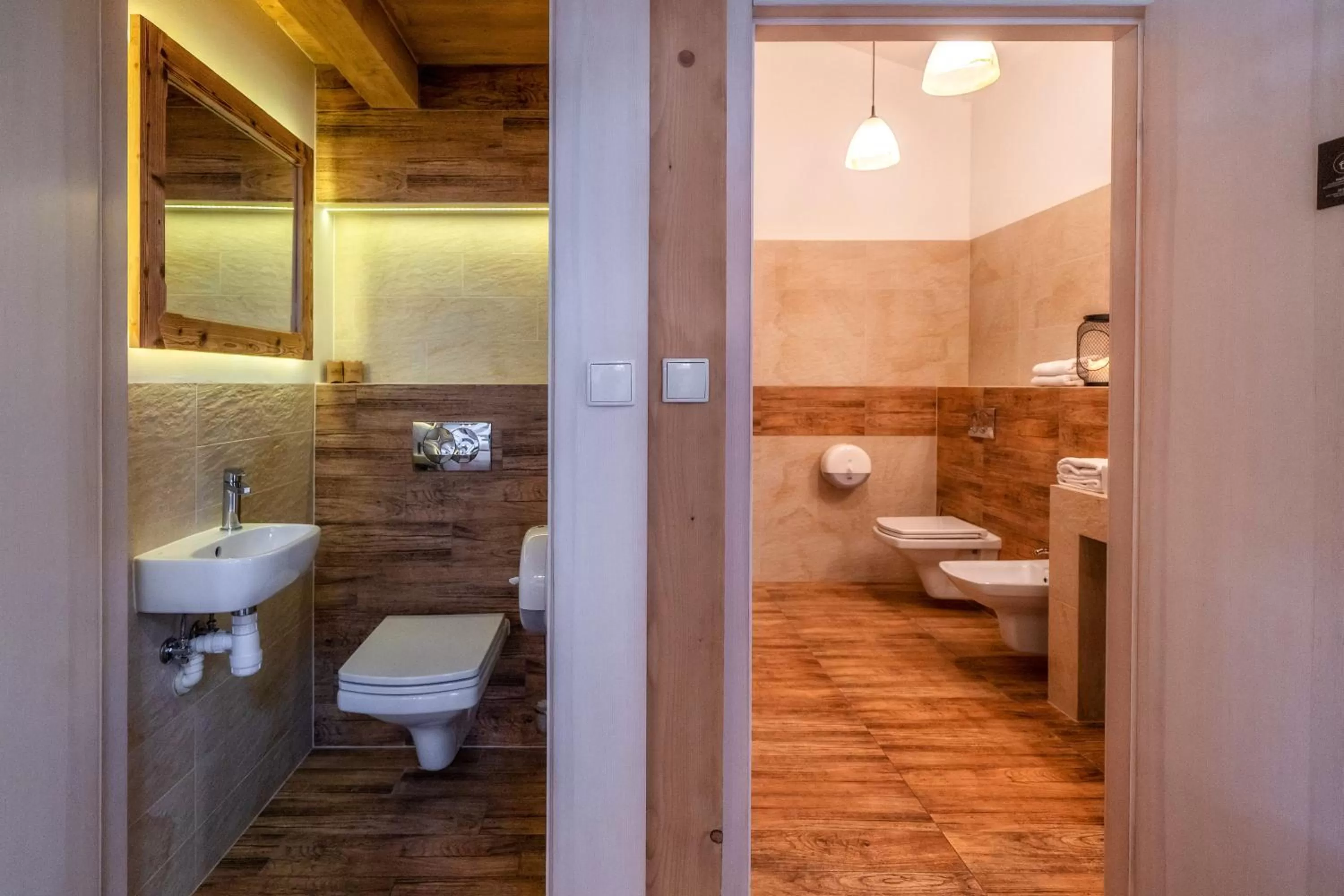 Bathroom in Aparthotel Giewont