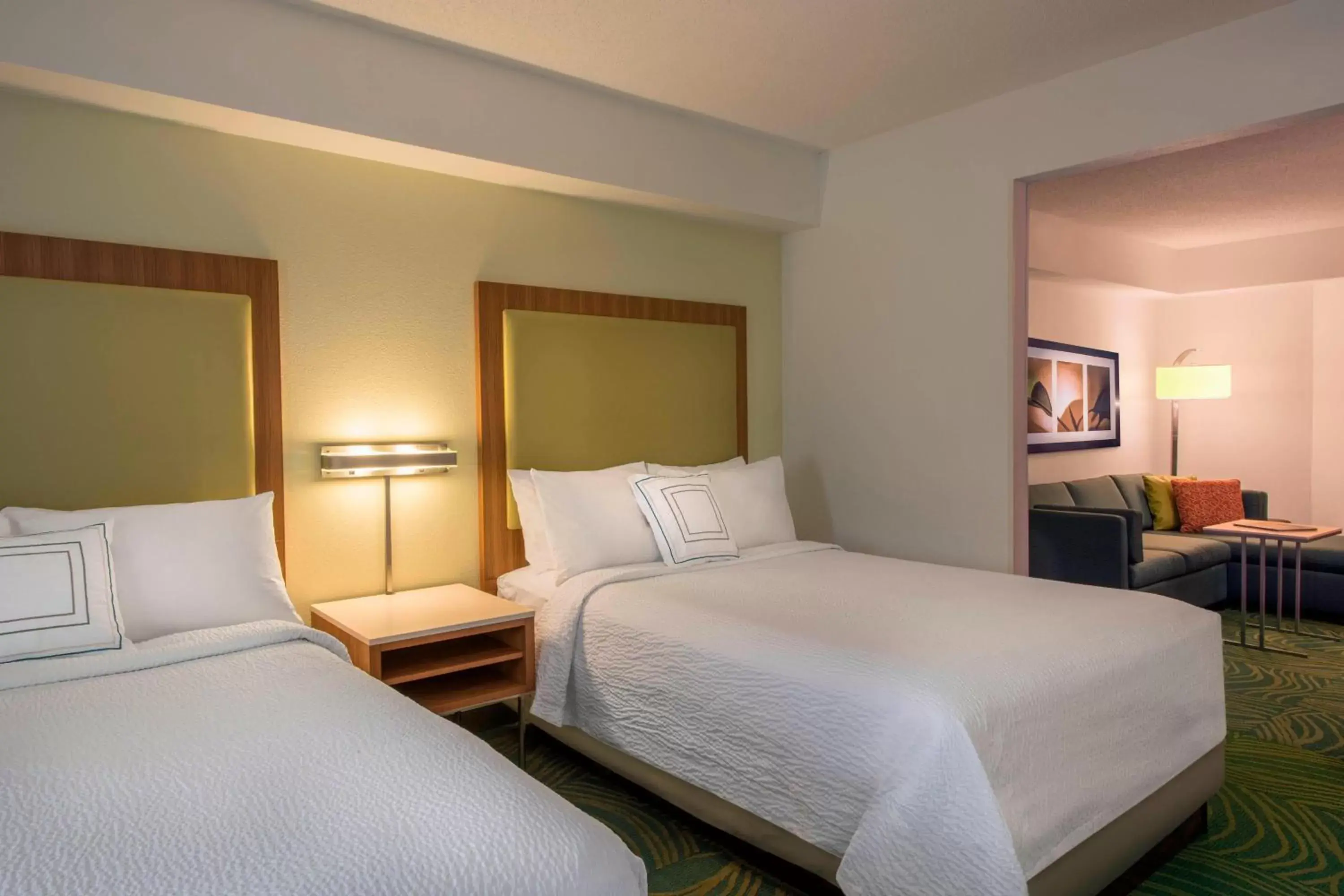 Bedroom, Bed in SpringHill Suites by Marriott Charlotte Airport