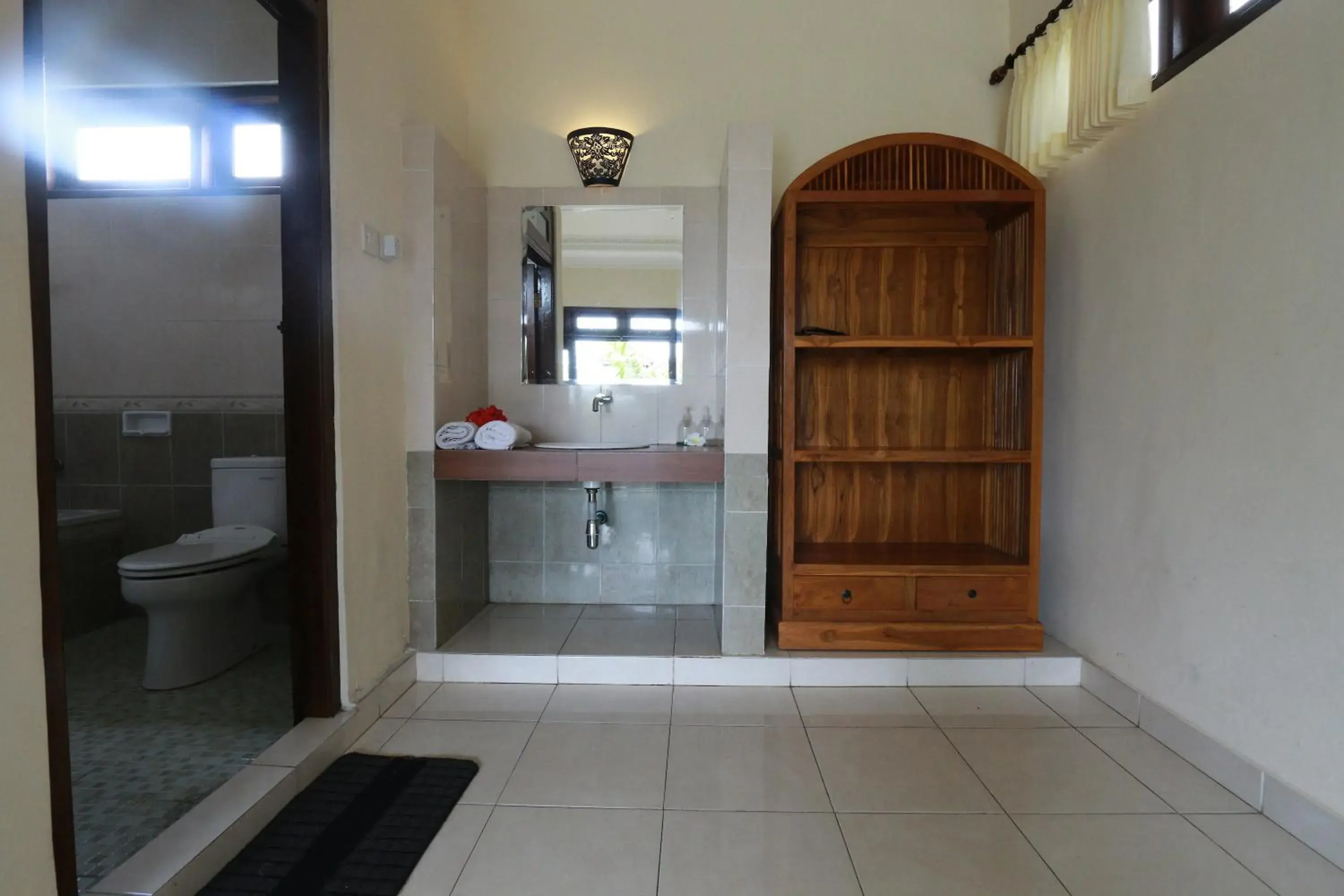 Photo of the whole room, Bathroom in Frangipani Bungalow