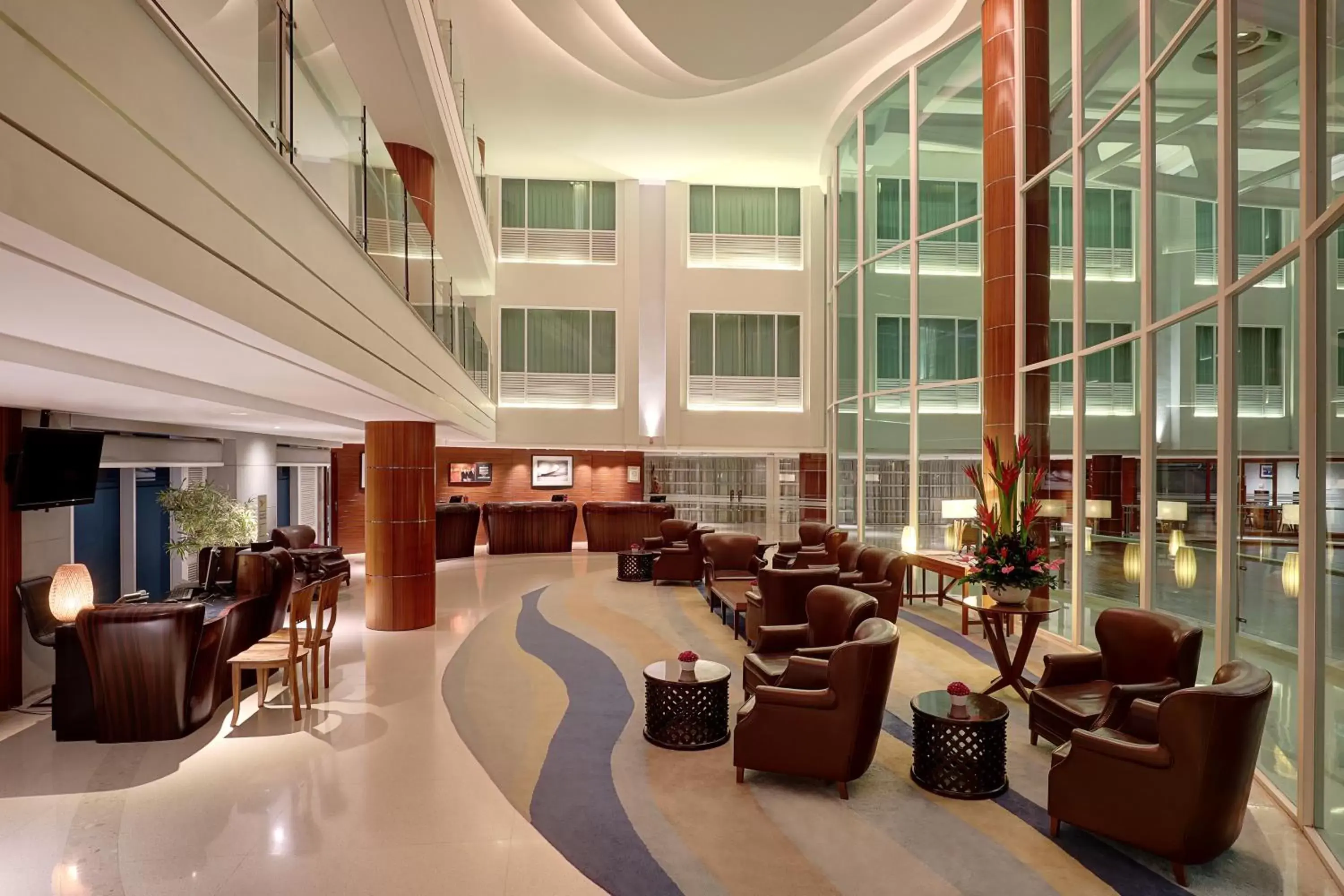 Lobby or reception in The Kuta Beach Heritage Hotel - Managed by Accor Lobby or reception in The Kuta Beach Heritage Hotel - Managed by Accor