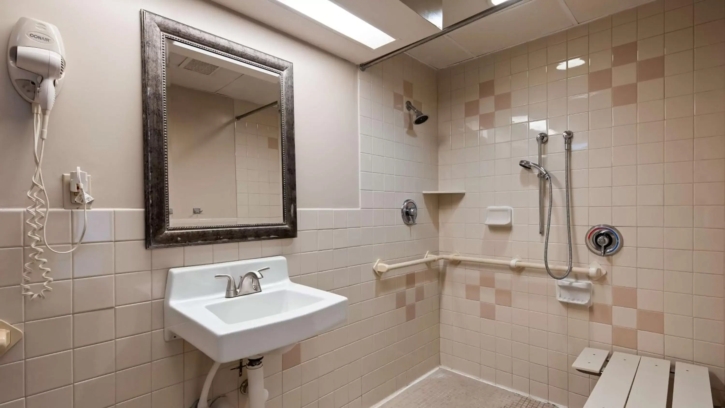 Bathroom in SureStay Hotel by Best Western East Brunswick