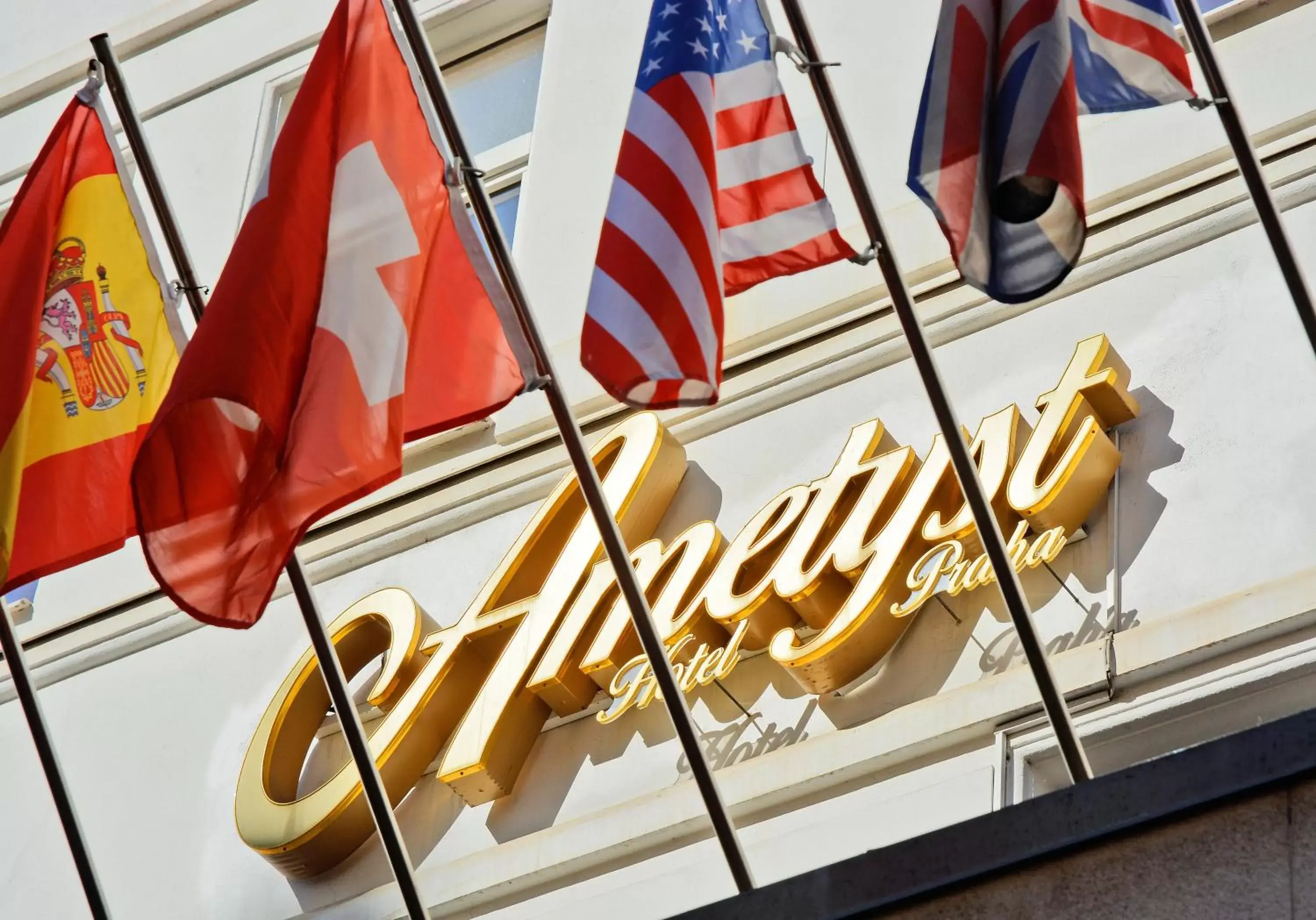 Facade/entrance in Ametyst Hotel Praha