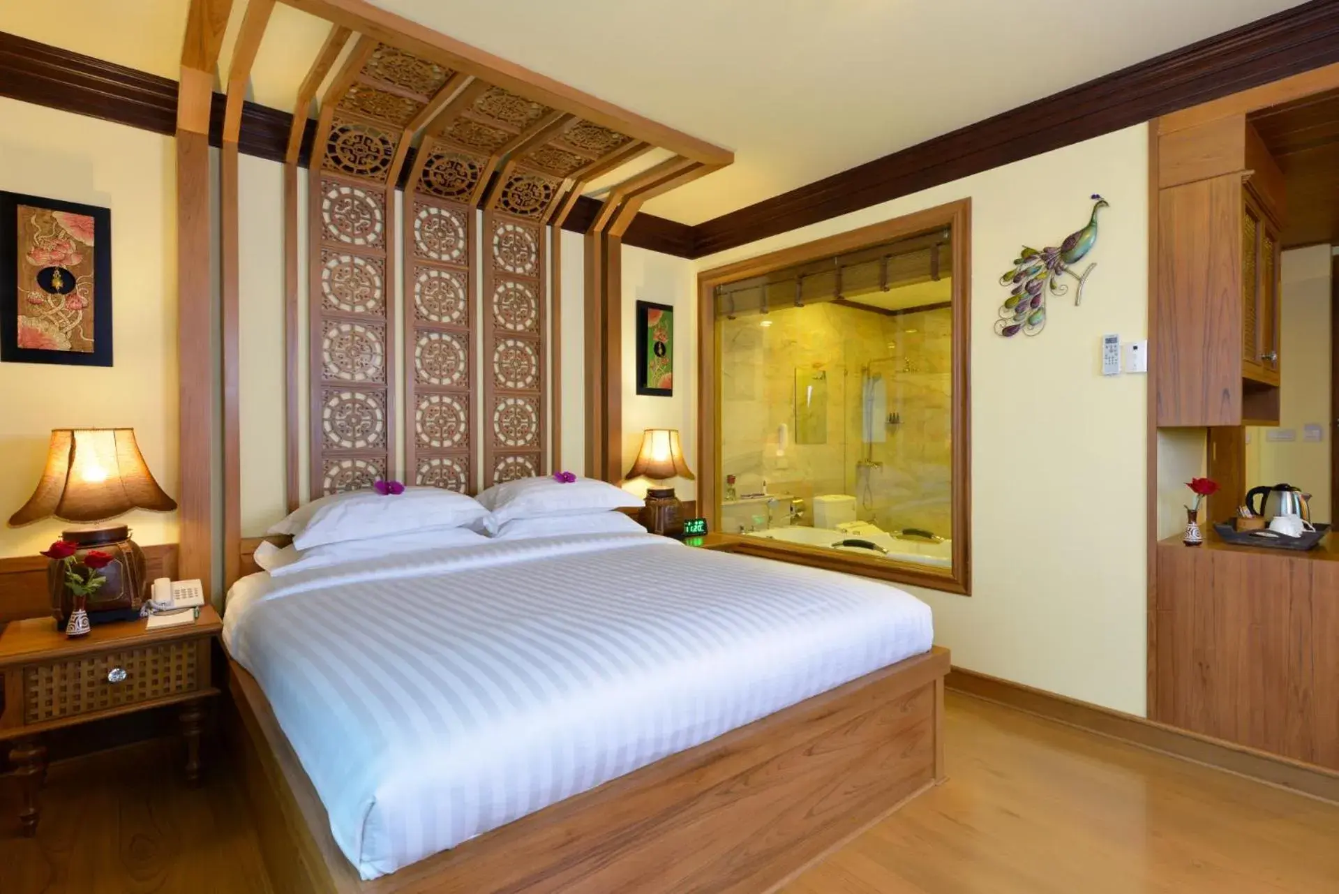 Photo of the whole room, Bed in Peak Nimman Prestige Hotel