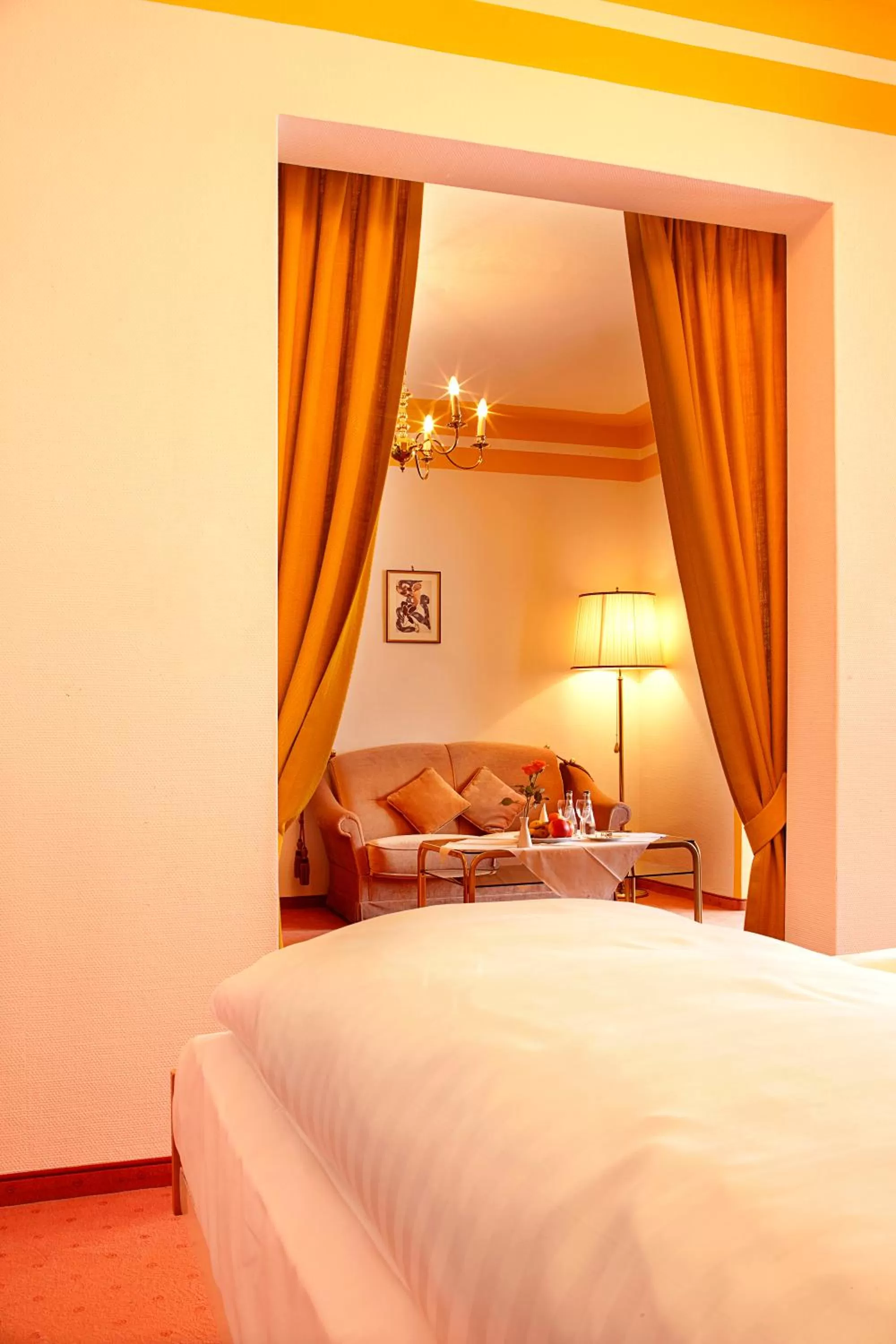 Bed in Hotel Luitpold