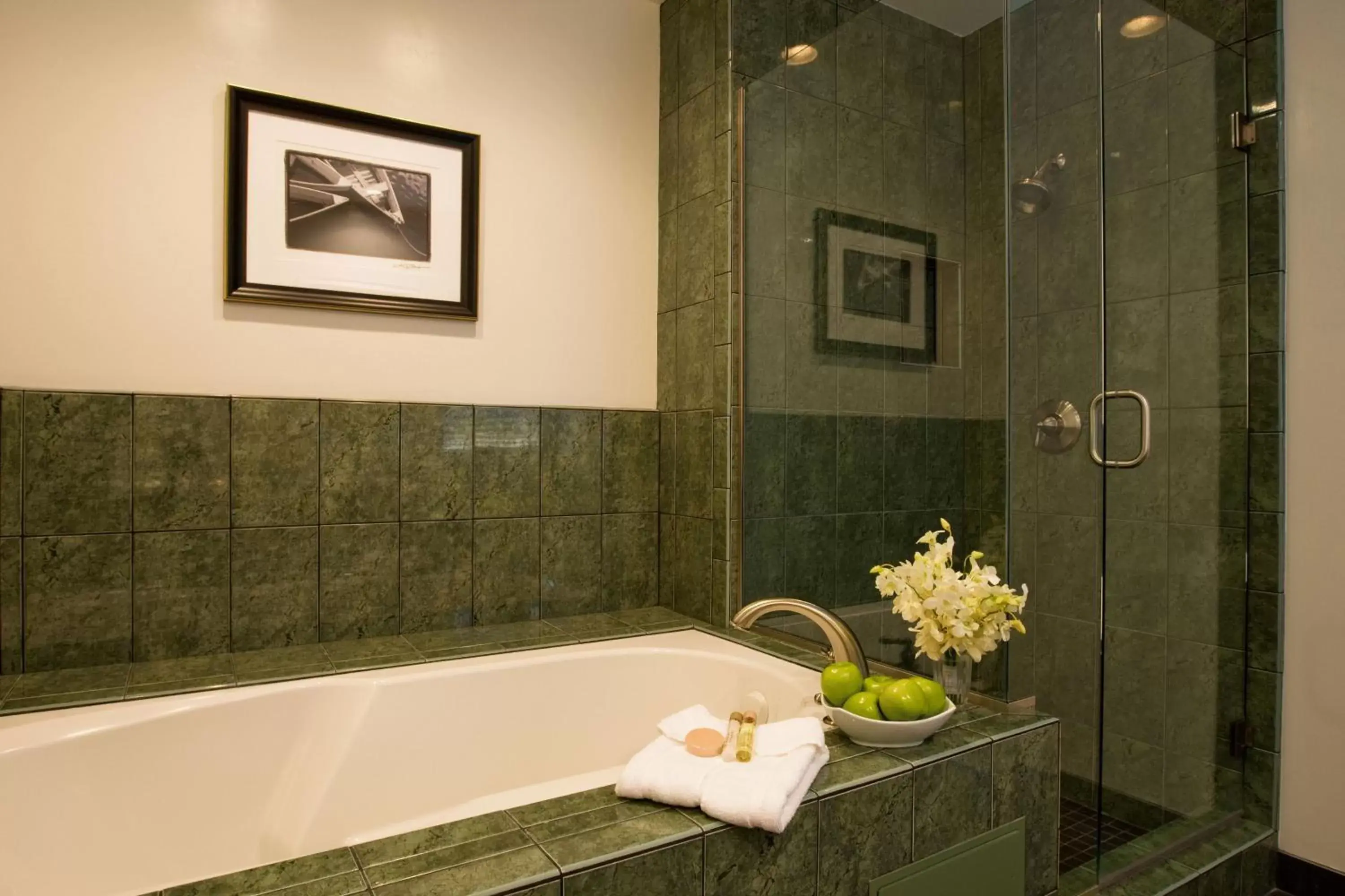 Bathroom in Blue Lantern Inn, A Four Sisters Inn