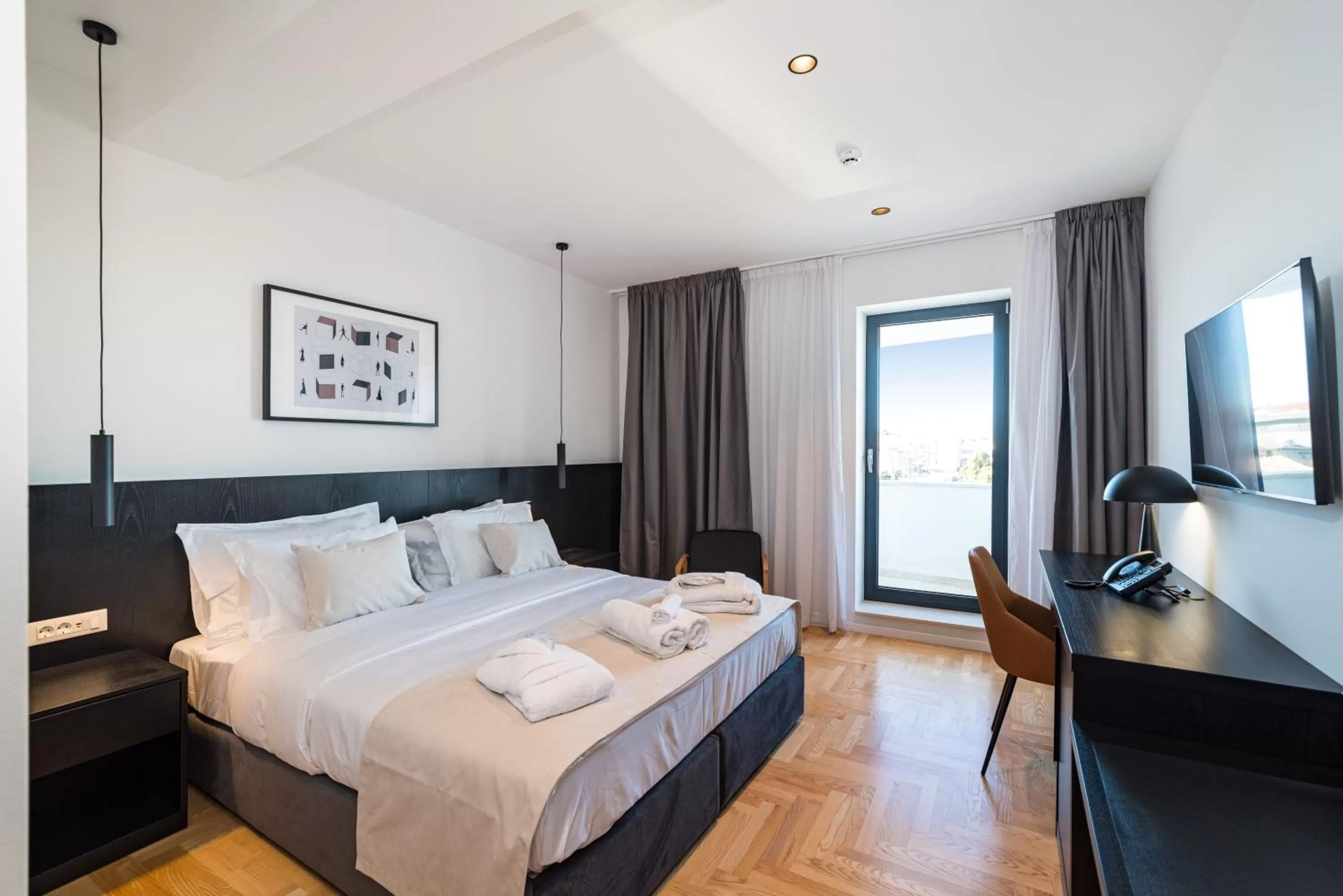 Bed in Miramare Hotel