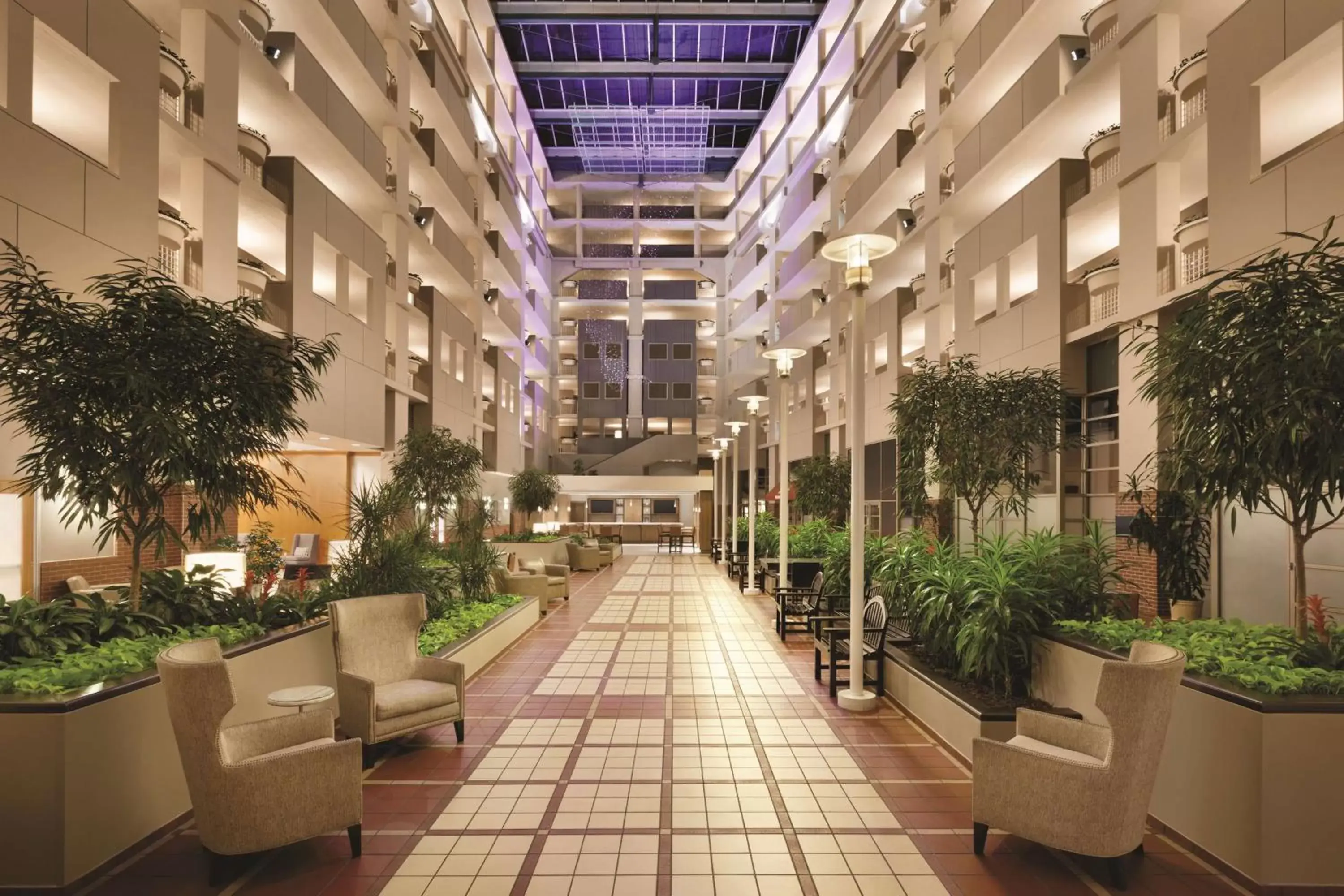 Lobby or reception in Embassy Suites by Hilton Atlanta at Centennial Olympic Park