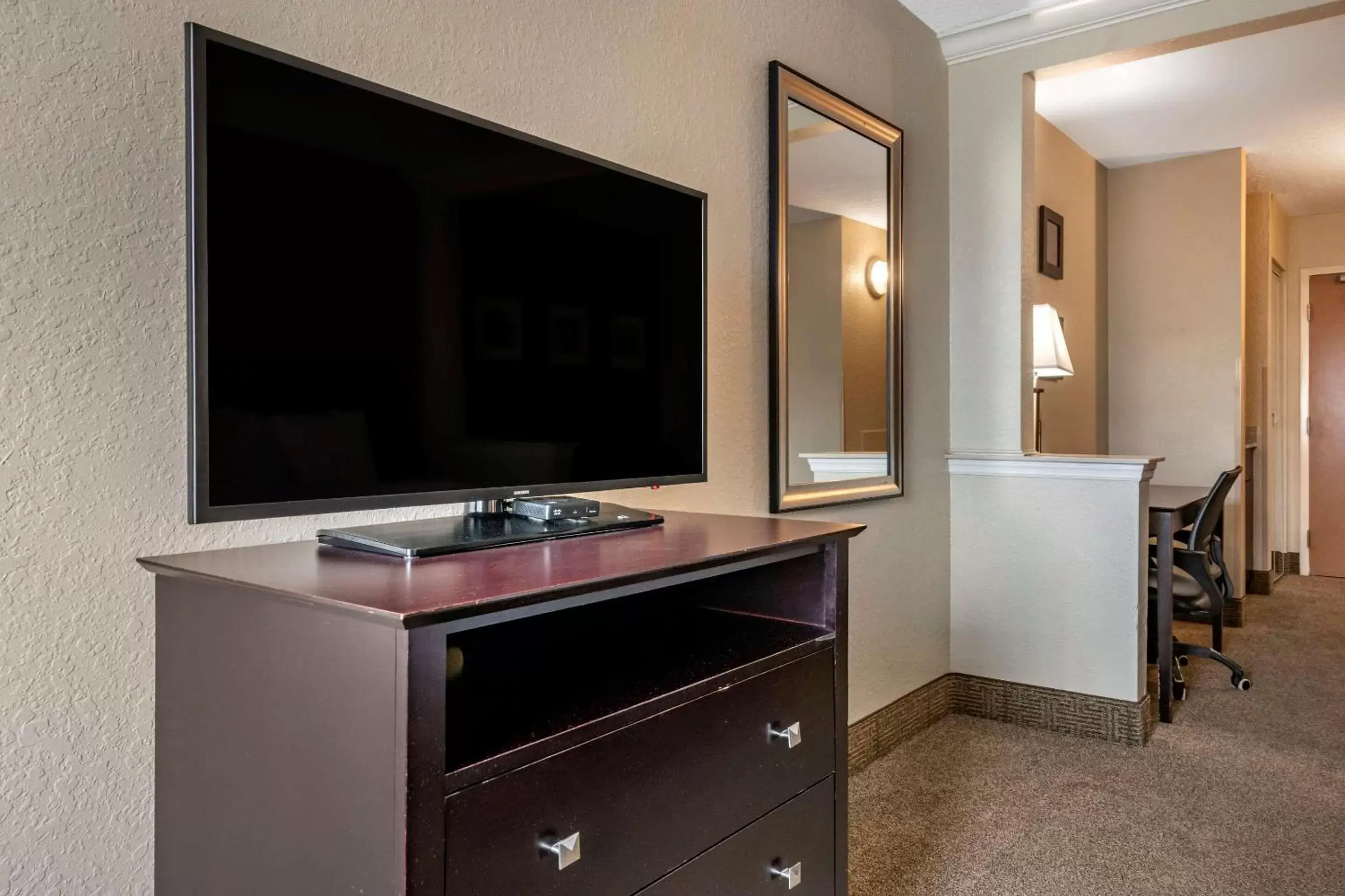 Photo of the whole room, TV/Entertainment Center in Comfort Inn & Suites DeLand - near University