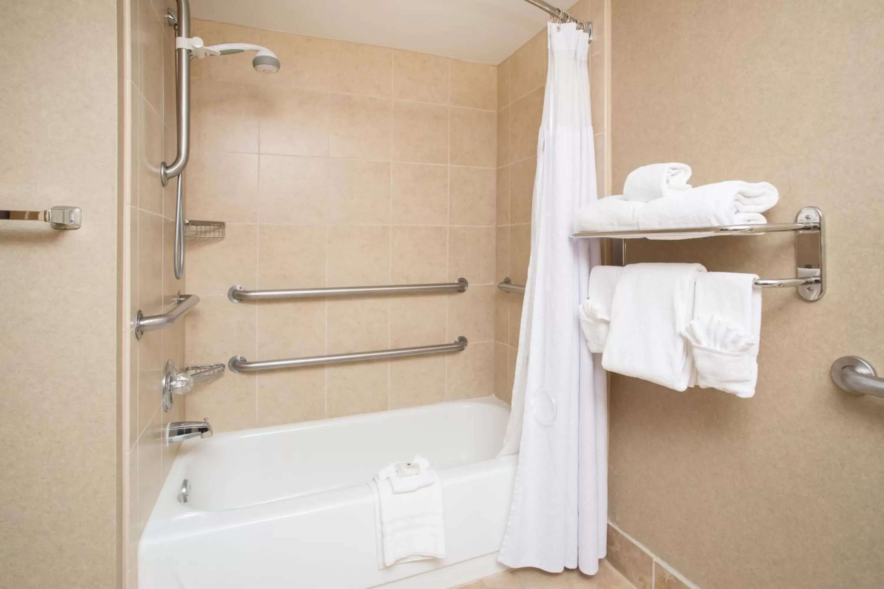 Shower, Bathroom in Crowne Plaza Denver International Airport, an IHG Hotel