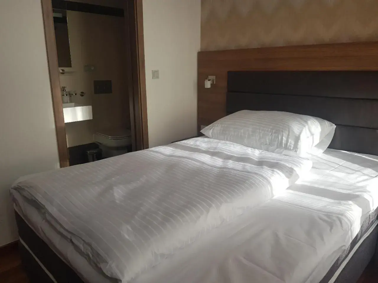 Bed in Hotel Prague Star