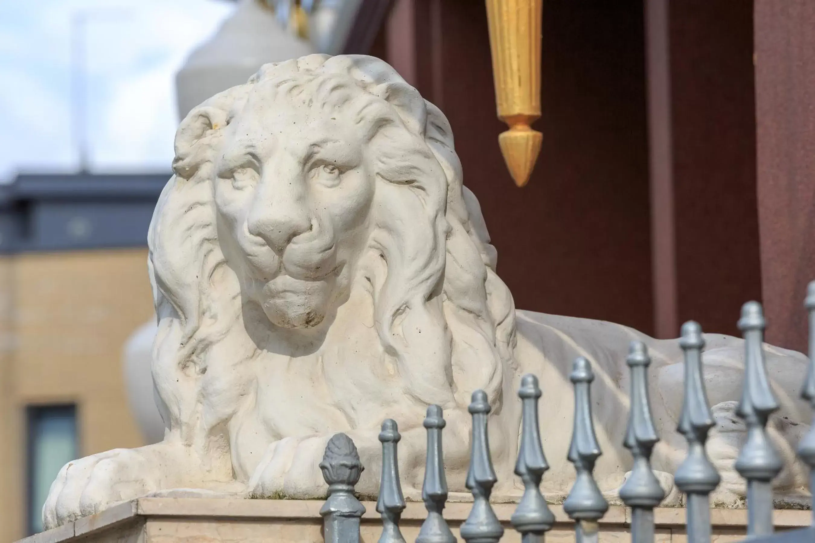 Decorative detail in The Lion & Key Hotel