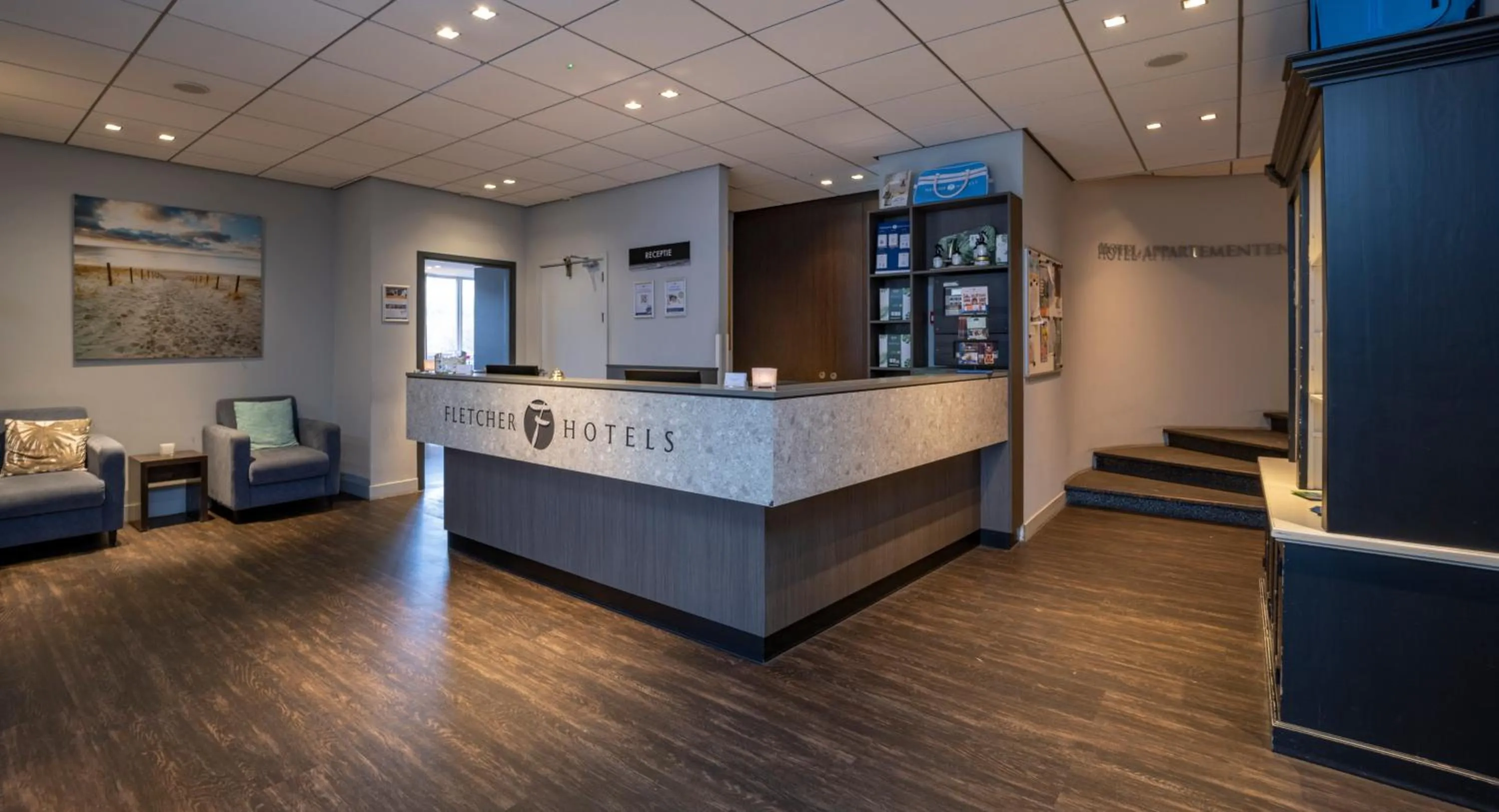 Lobby or reception in Fletcher Hotel Restaurant Zeeduin