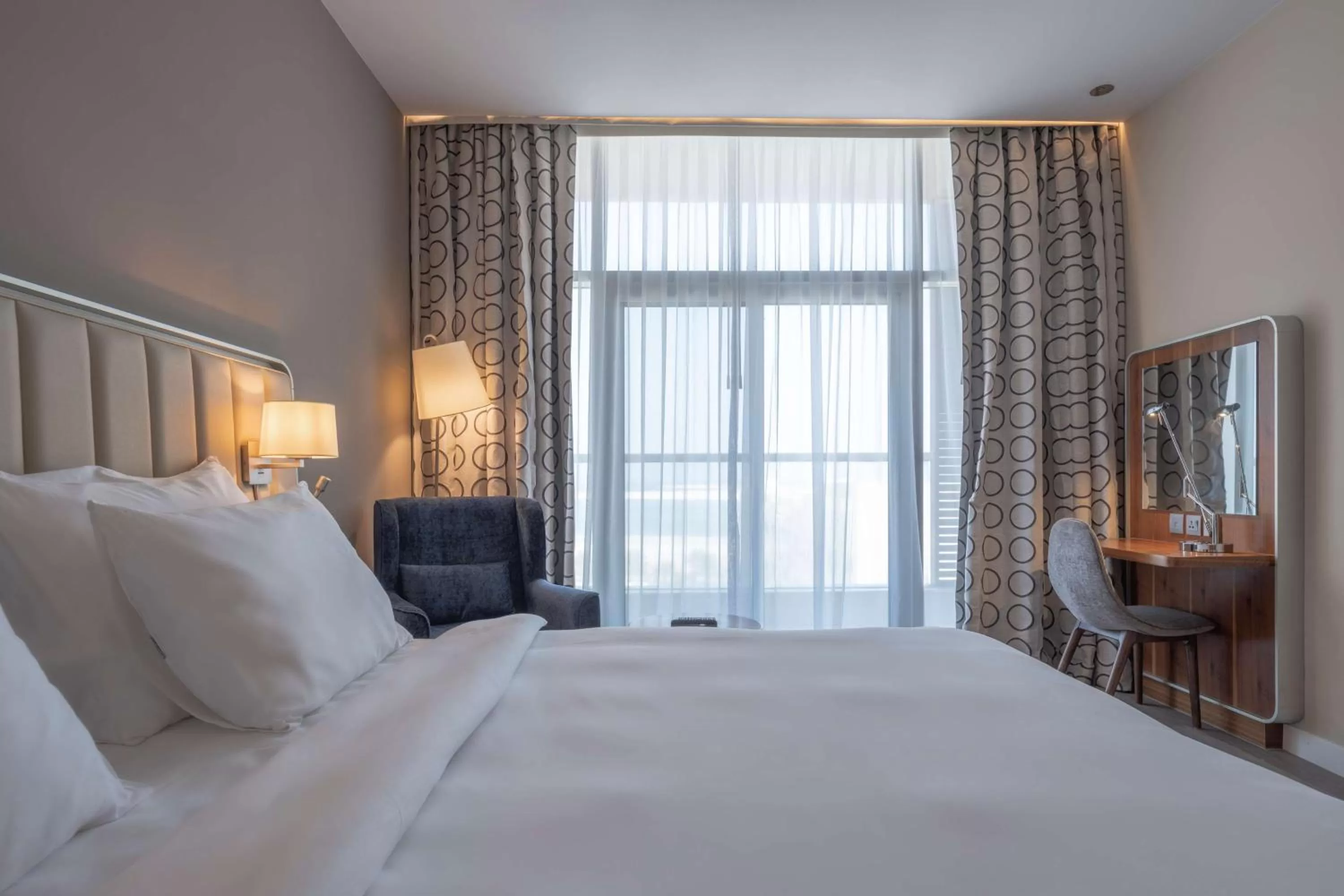 Photo of the whole room, Bed in Radisson Resort Ras Al Khaimah Marjan Island